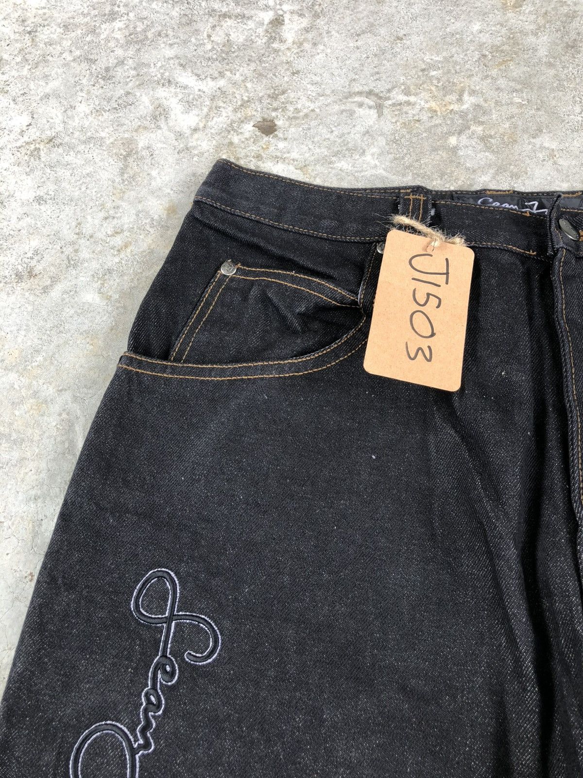 Sean John Sean John Embroidered Baggy Jeans Carpenter Denim Size US 32 / EU 48 - 14 Thumbnail