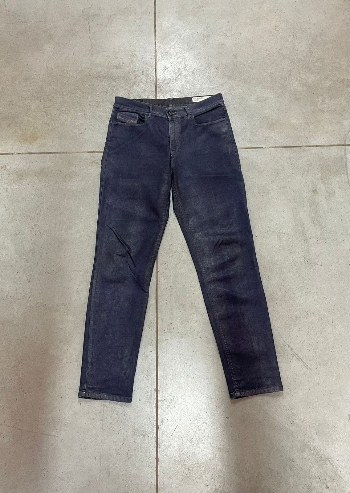 Diesel Rare Vintage Diesel Waxed Shiny Jeans Size US 30 / EU 46 - 2 Thumbnail