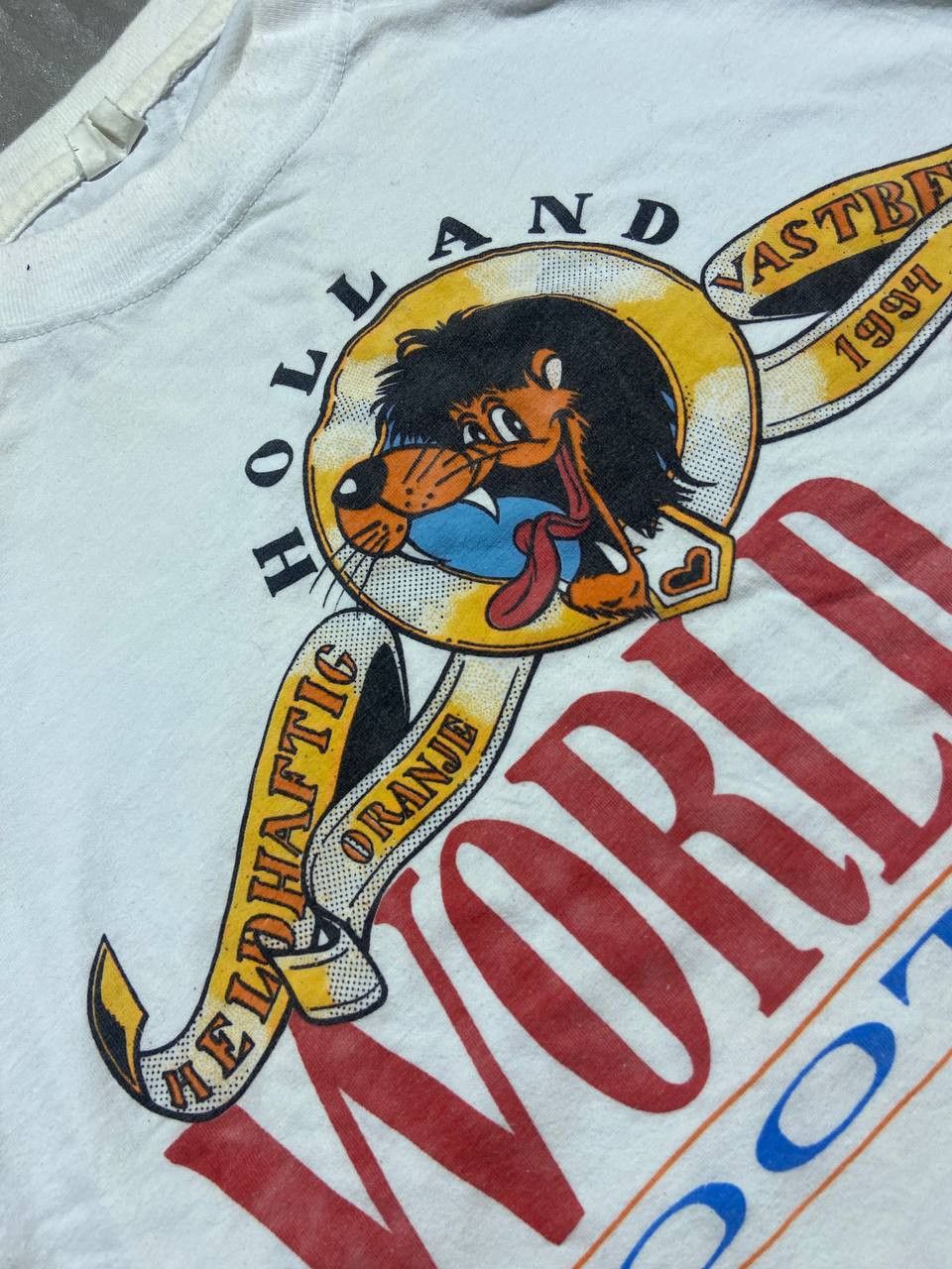 Other VINTAGE SHIRT WORLD CUP FOOTBALL HOLLAND 1994 BY CHINCHILLA Size US L / EU 52-54 / 3 - 5 Thumbnail