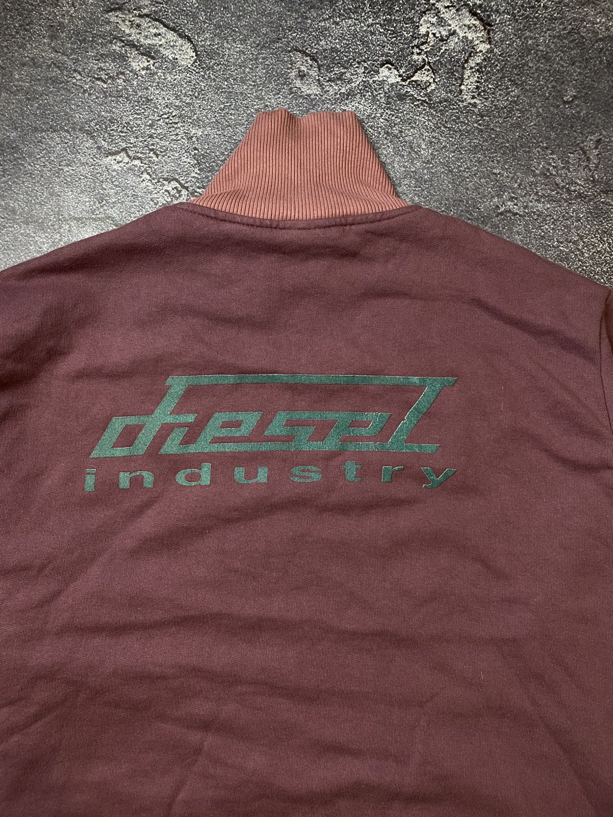Diesel Diesel vintage zip up big logo y2k made in Greece lampo Size L / US 10 / IT 46 - 2 Thumbnail