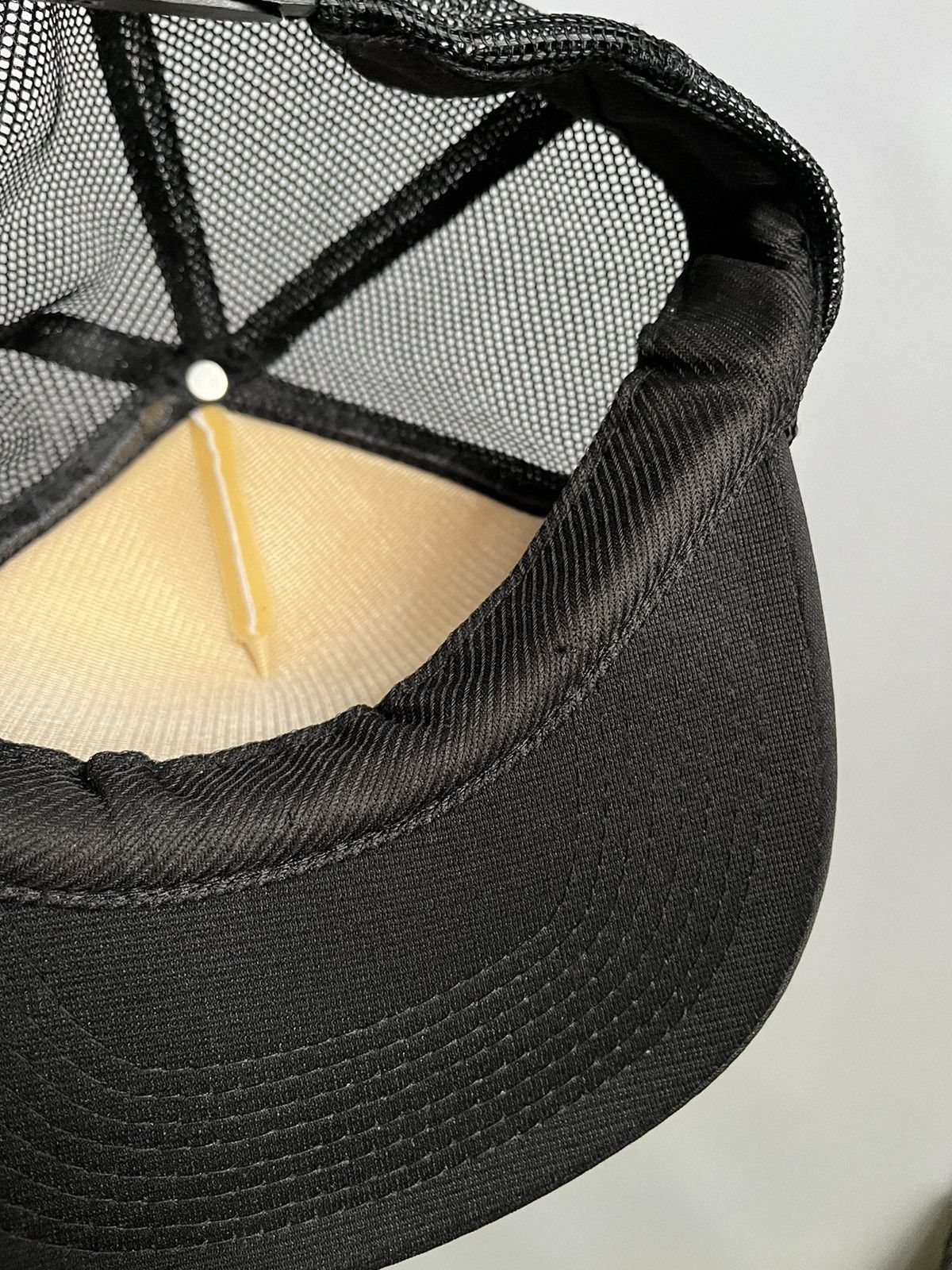 Thrasher Vintage 90s Thrasher Magazine Nissun Black White Trucker Cap Size ONE SIZE - 14 Thumbnail