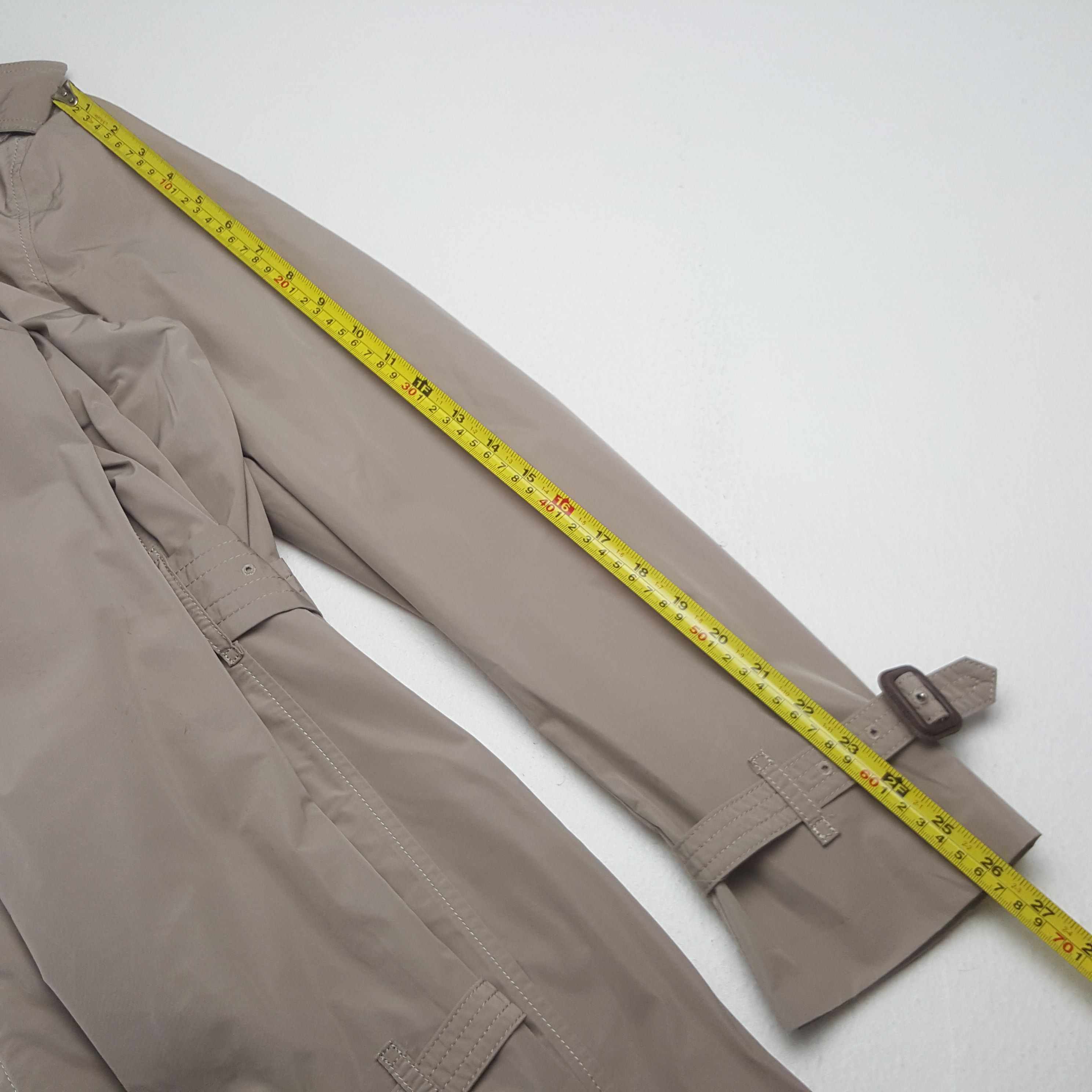 Burberry Vintage Burberry Brit Designer Brand Trench Jacket C322N17 Size US S / EU 44-46 / 1 - 7 Thumbnail