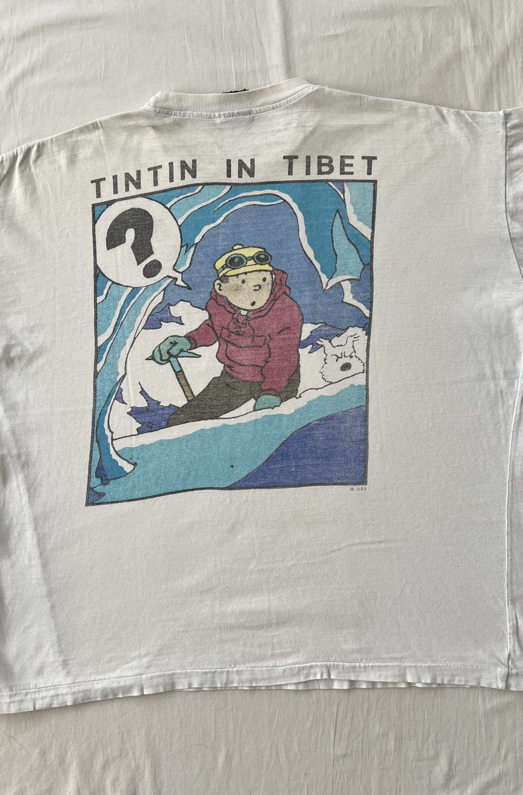 Cartoon Network Vintage 90s TinTin in Tibet Comics Cartoon White T-shirt Size US XL / EU 56 / 4 - 17 Thumbnail