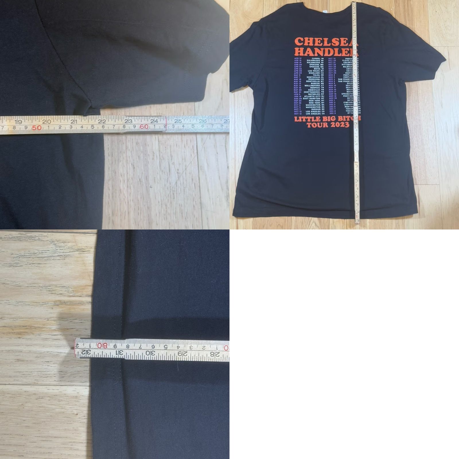Vintage Chelsea Handler Canvas Mens 2XL Tour Shirt Black Vintage 2023 Funny Mens Size US XXL / EU 58 / 5 - 8 Thumbnail