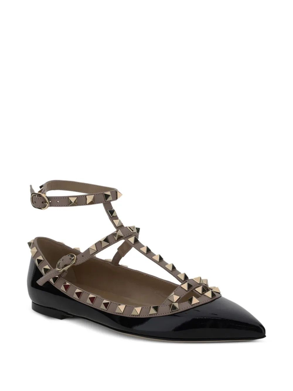 Valentino Valentino Garavani Rockstud Ballet Flats Size US 8.5 / IT 38.5 - 2 Thumbnail