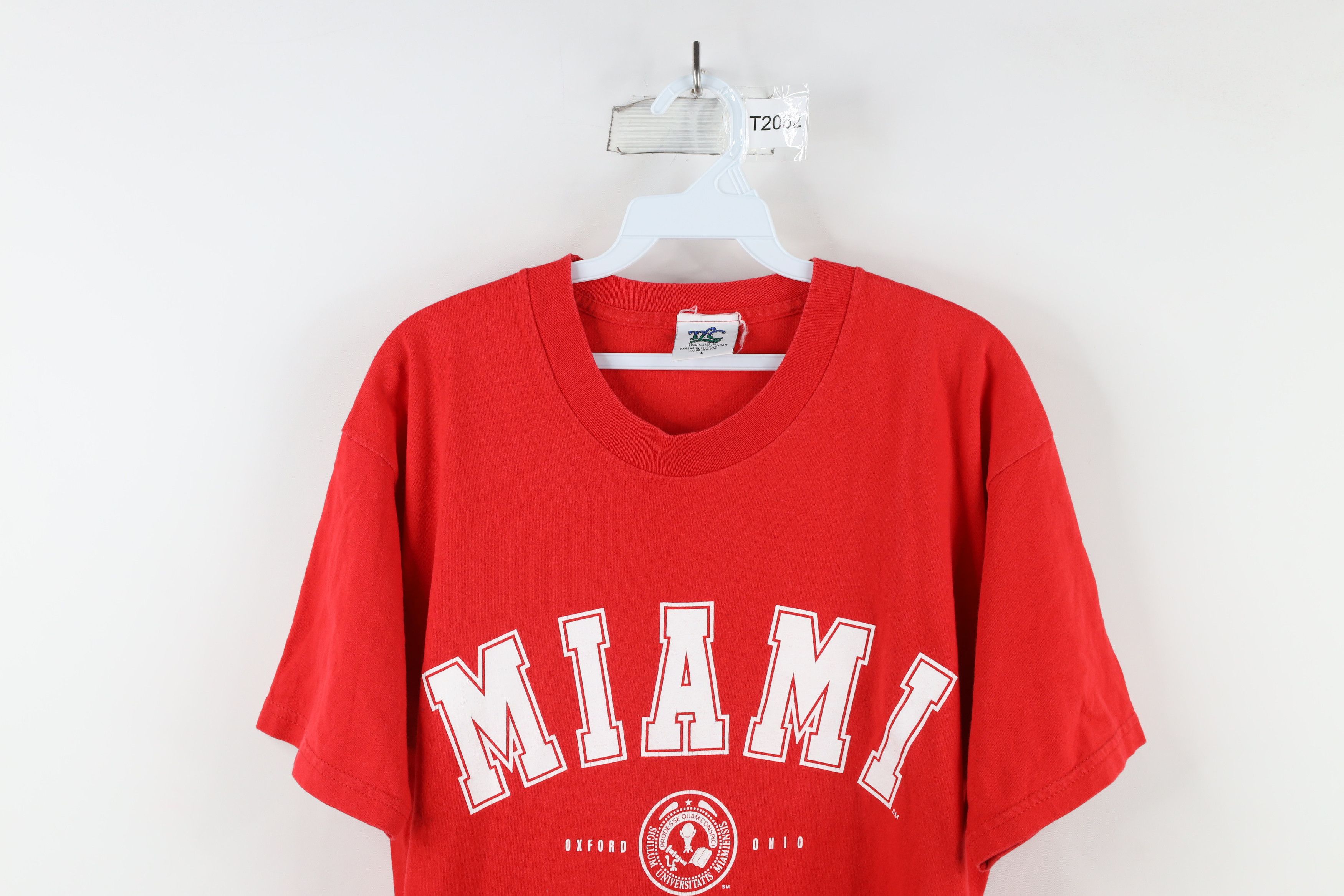 Vintage Vintage 90s University of Miami Ohio Short Sleeve T-Shirt Size US L / EU 52-54 / 3 - 2 Thumbnail