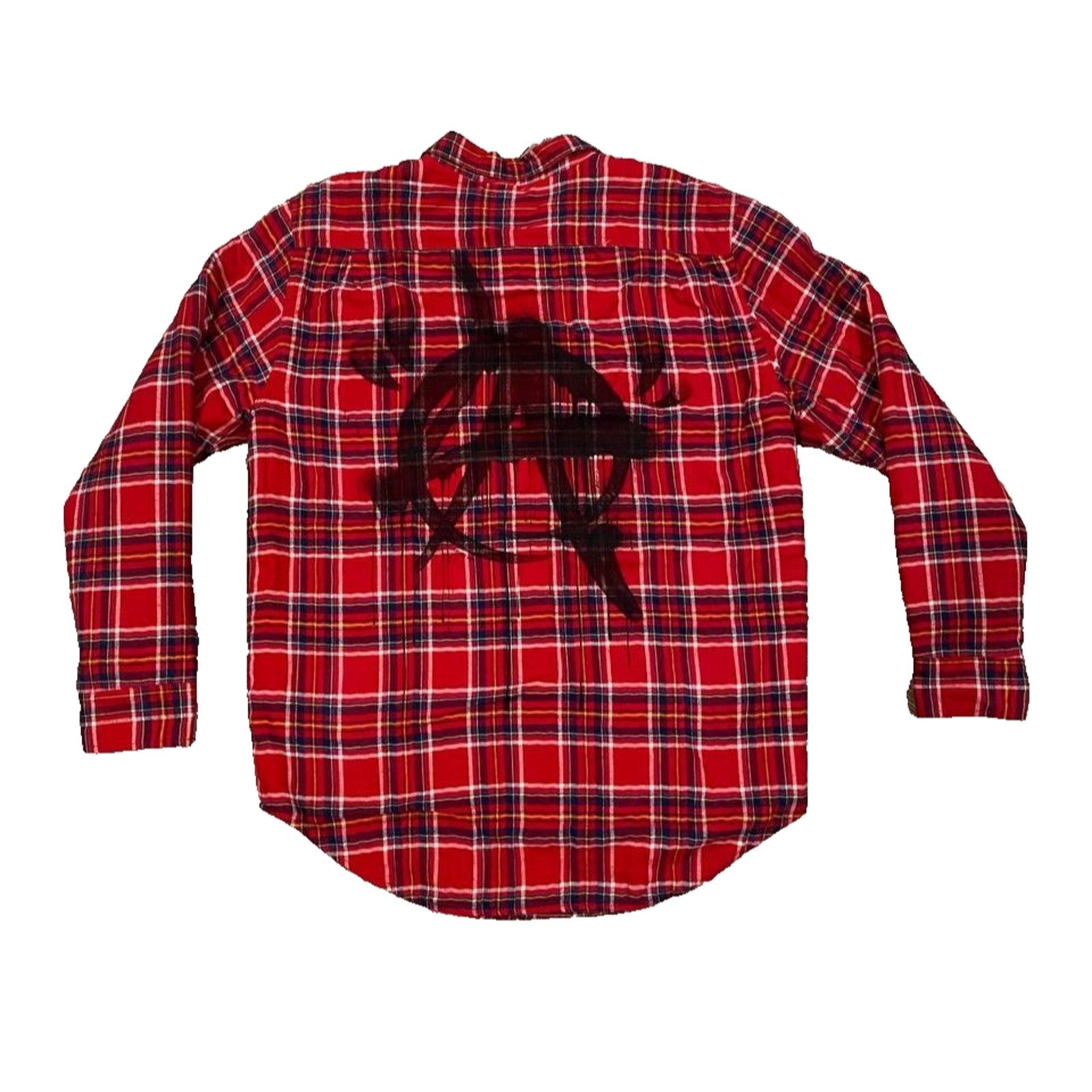 Other PUNK LA Anarchy Red Flannel Field Sherpa Lined Jacket sz L Size US L / EU 52-54 / 3 - 1 Thumbnail