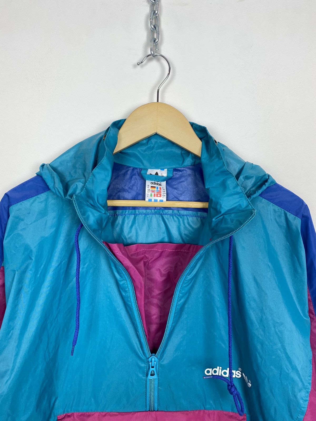 Vintage Vintage Adidas Retro Anorak Jacket 90’s Pocket Logo Old Size US XS / EU 42 / 0 - 2 Thumbnail