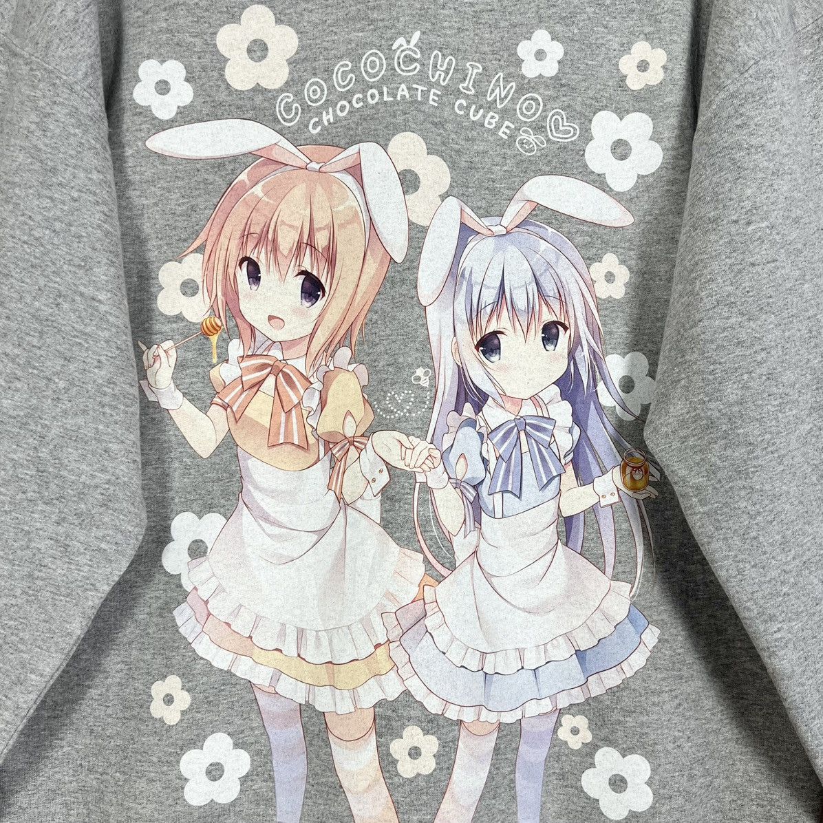 Japanese Brand Vintage Anime Cocochino Chocolate Cube Promo Hoodie Size US L / EU 52-54 / 3 - 6 Thumbnail