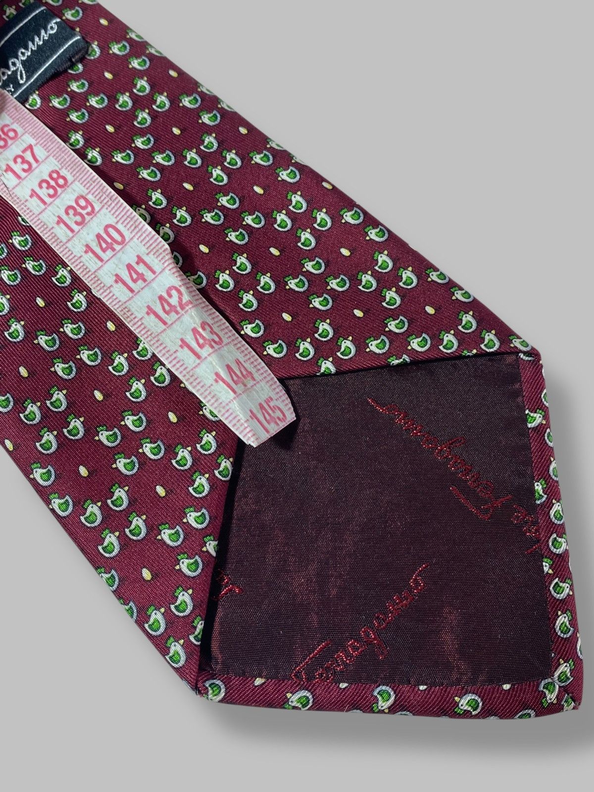 Salvatore Ferragamo Salvatore Ferragamo Vintage Silk Tie Monogram Size ONE SIZE - 20 Thumbnail