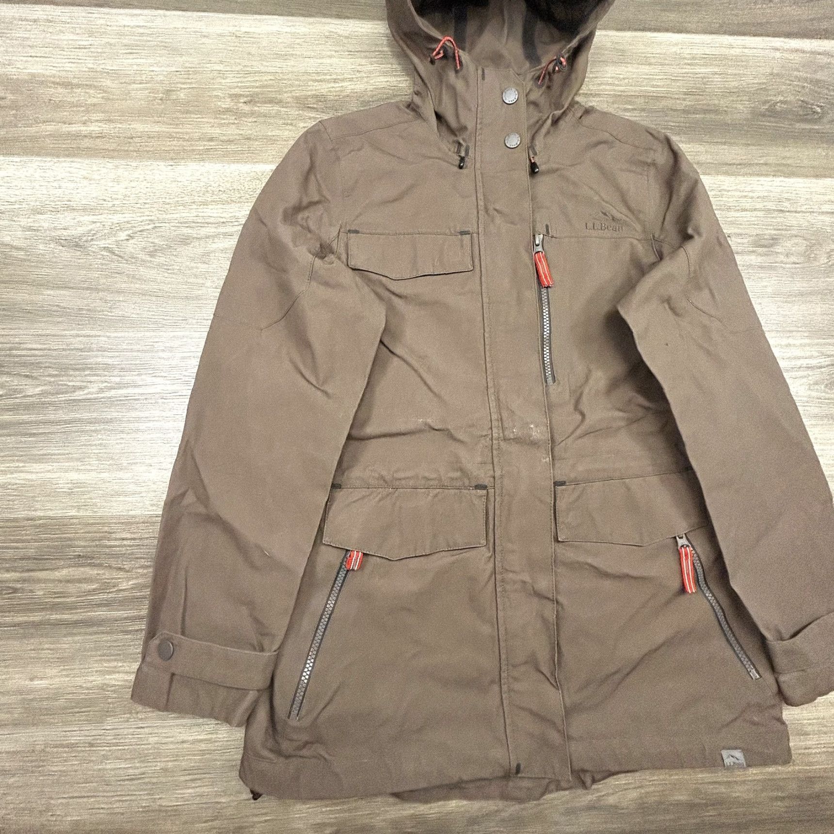Vintage LL Bean Jacket Womens XS Canvas Utility Military Waterproof Rain Gorp Size XS / US 0-2 / IT 36-38 - 3 Thumbnail
