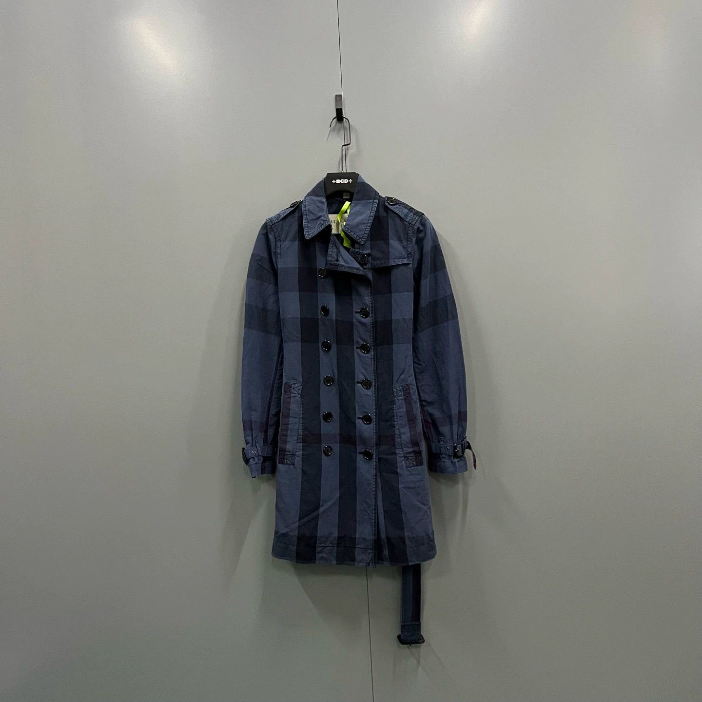 Burberry Burberry Blue Stripe Trench Coat Size US S / EU 44-46 / 1 - 1 Thumbnail