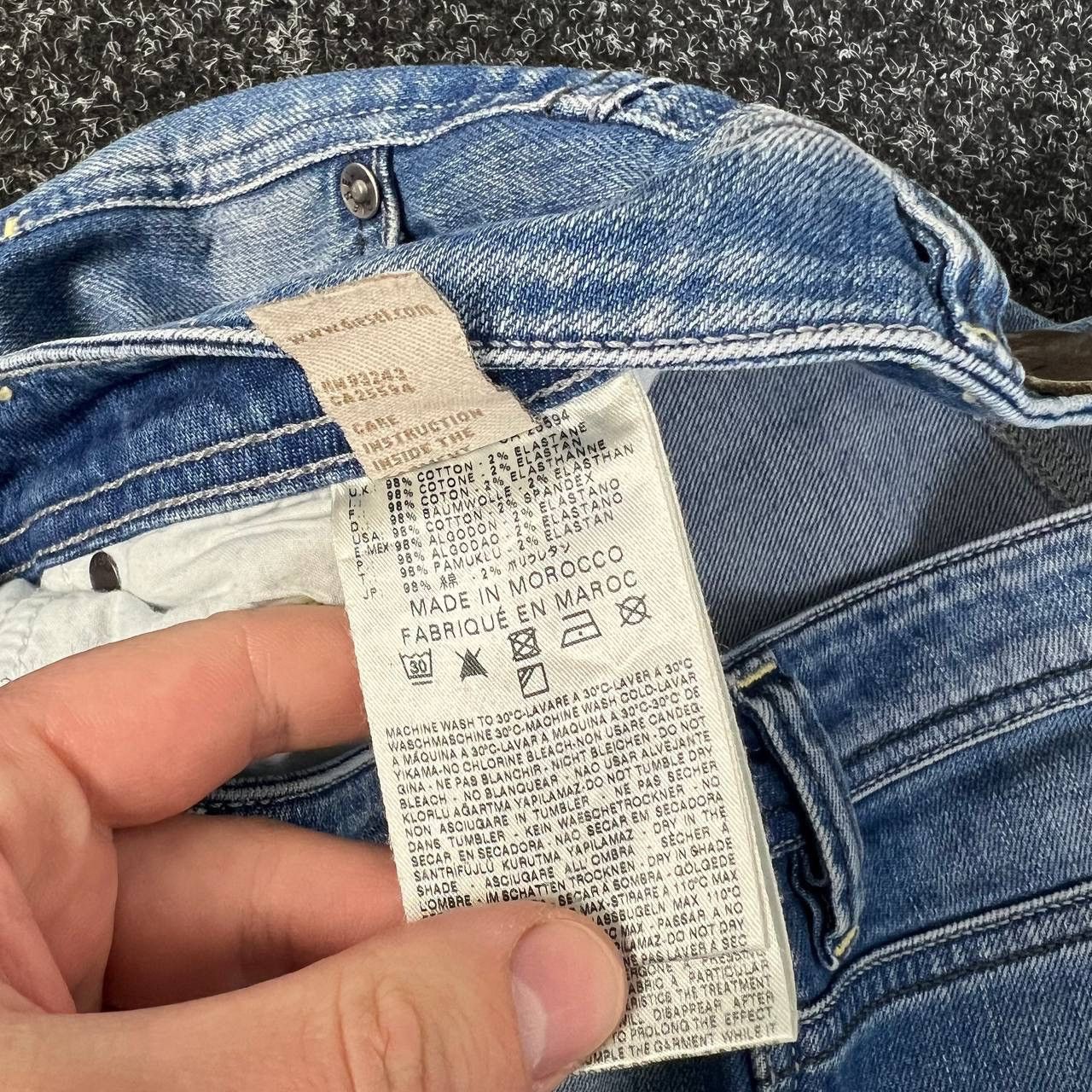 Diesel Diesel denim jeans stretch pants luxury style slim old money Size US 31 - 6 Thumbnail