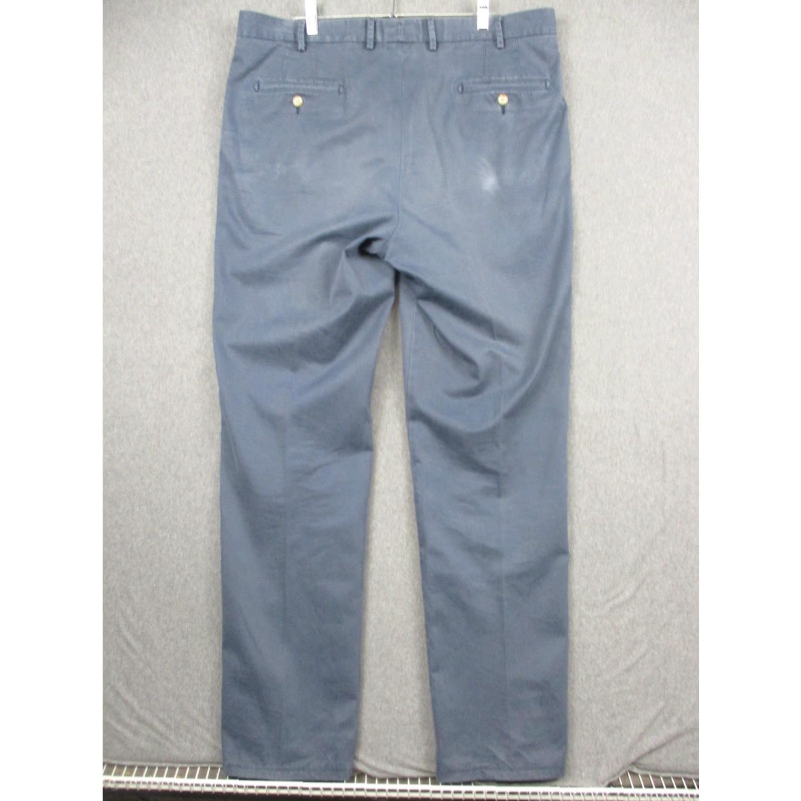 Peter Millar VINTAGE Peter Millar Pants Mens 38 Chino Flat Front Twill Blue Slacks Golf Casual 34 In Straight Mens 40 Waist Zip Front Size US 38 / EU 54 - 7 Thumbnail