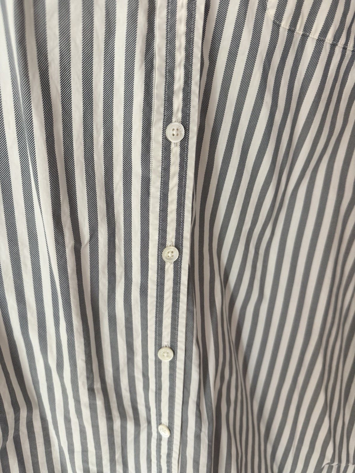 Equipment EQUIPMENT FEMME Striped Shirt Dress Size M Grey White Cotton Size M / US 6-8 / IT 42-44 - 8 Thumbnail