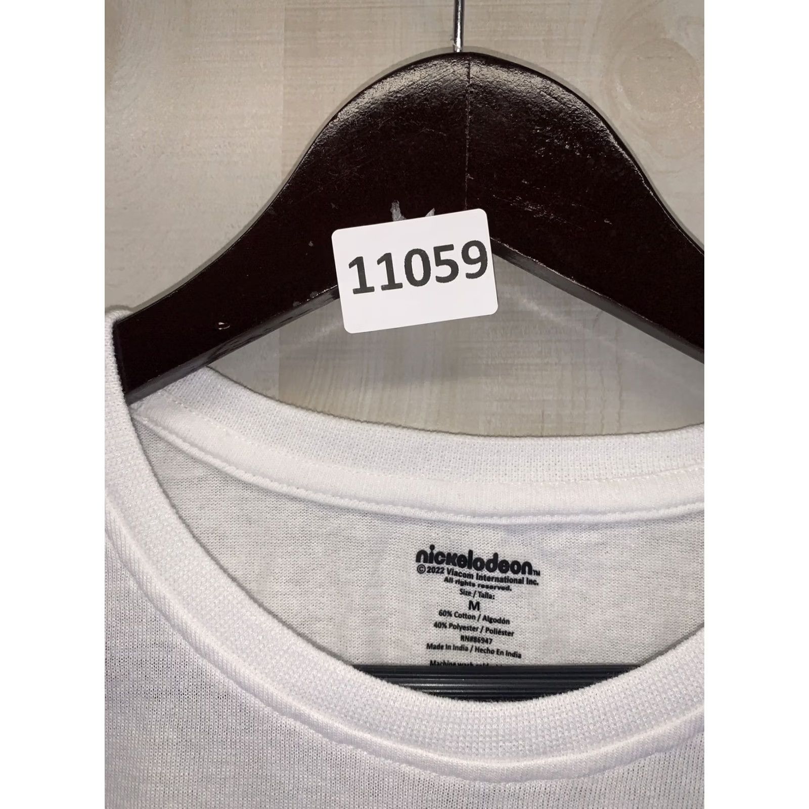 Nickelodeon Nickelodeon Rugrats Graphic T Shirt Unisex Adults M White Cotton Blend Crew Neck Short Sleeve NWD-11059 Size M / US 6-8 / IT 42-44 - 3 Thumbnail