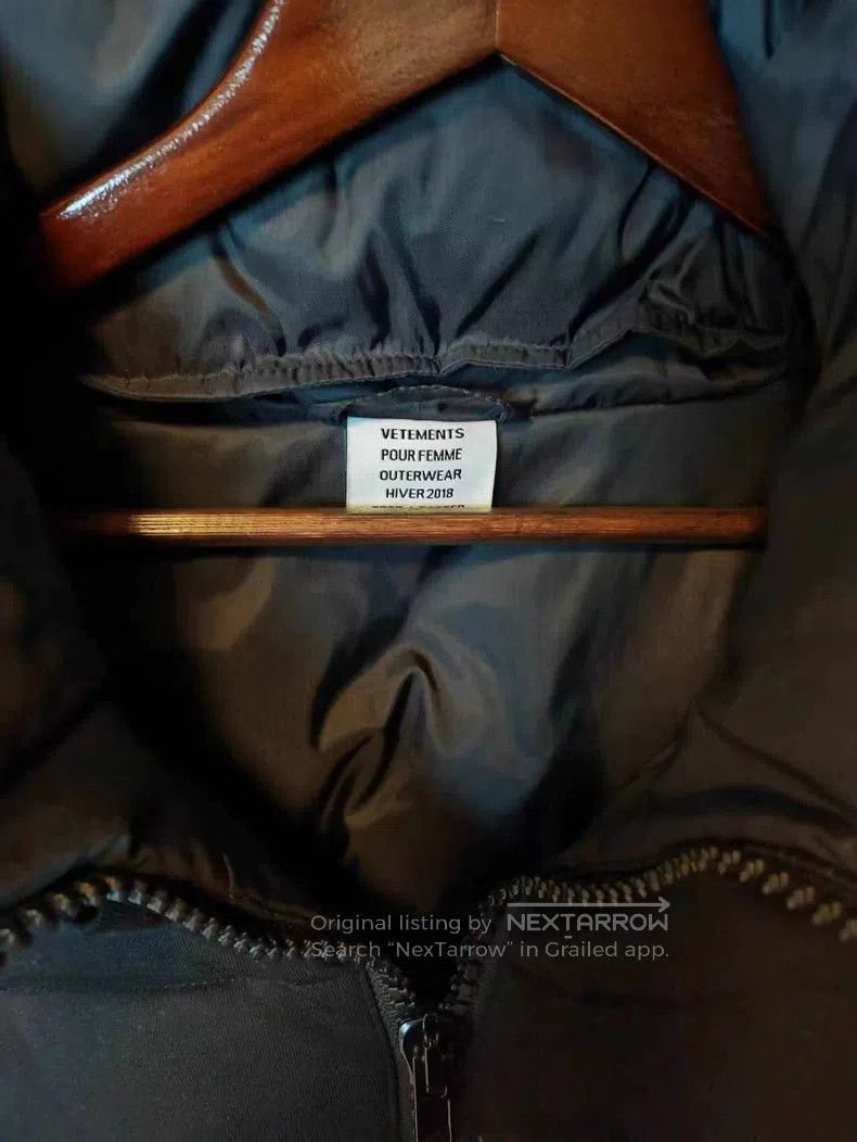 Vetements Vetements Black biochemical down jacket Size US M / EU 48-50 / 2 - 5 Thumbnail