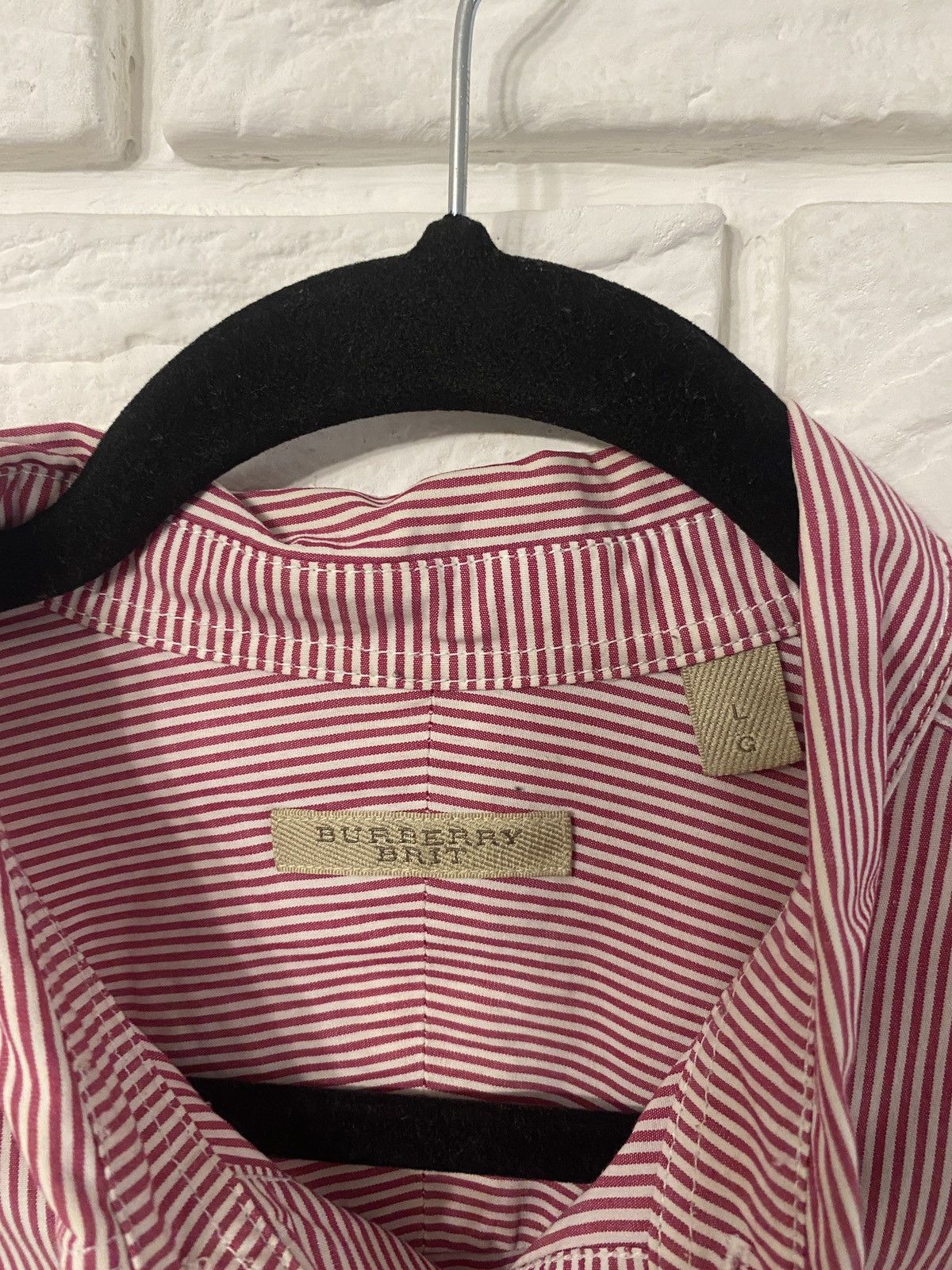 Burberry BURBERRY BRIT Shirt Casual Formal Check Men Size US L / EU 52-54 / 3 - 4 Thumbnail