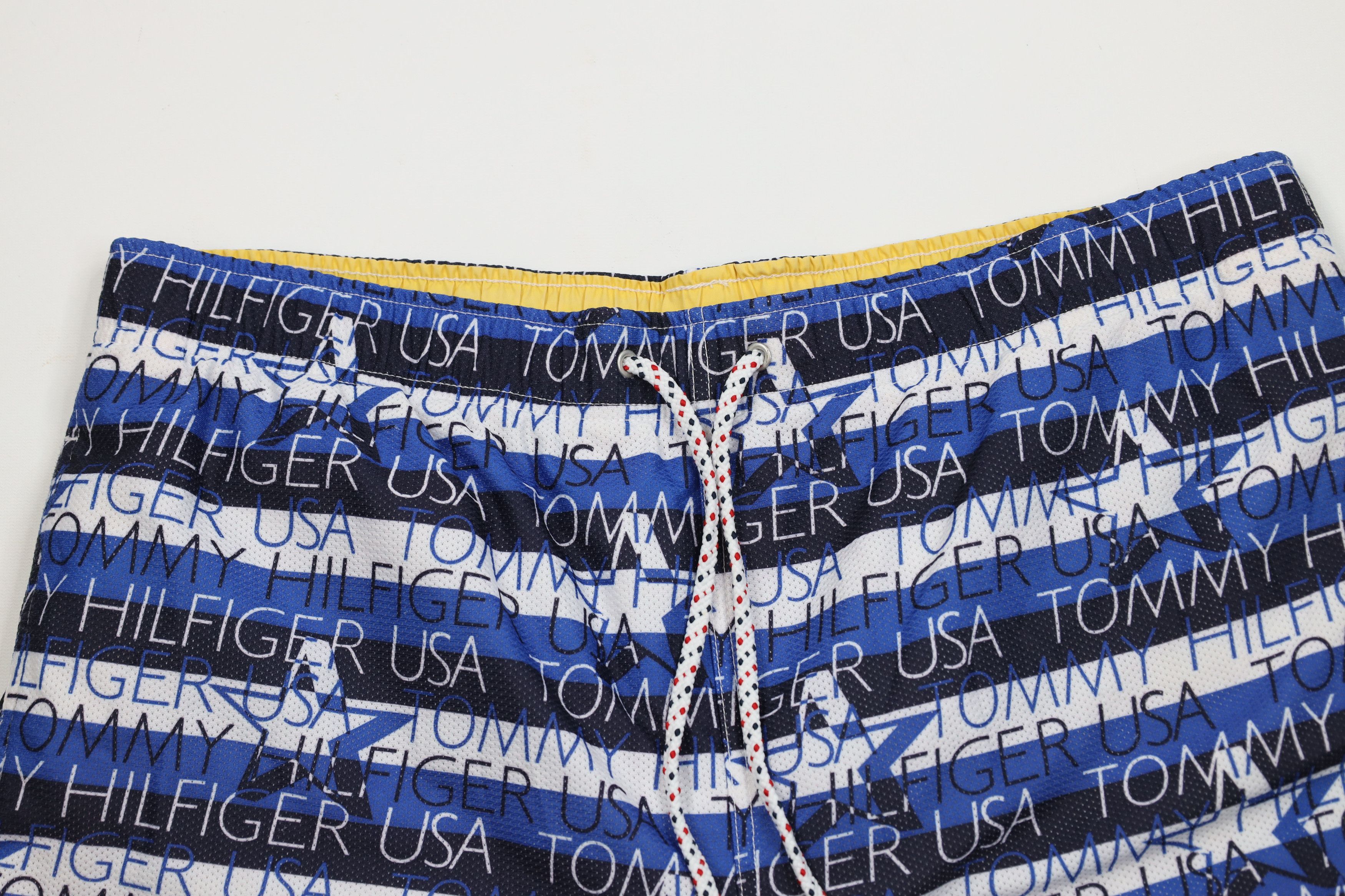Tommy Hilfiger Vintage 90s Tommy Hilfiger Stars Striped Lined Shorts Trunks Size US 38 / EU 54 - 2 Thumbnail