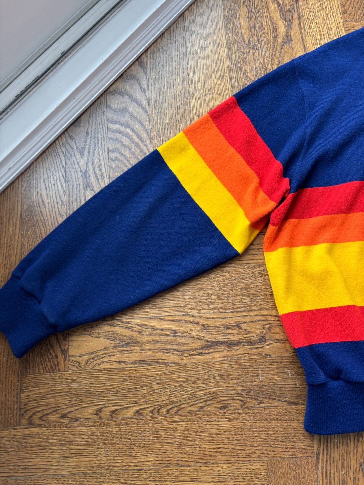 Starter × Vintage 1970s Houston Astros Rainbow Dugout Jacket Vintage Sweater Size US XL / EU 56 / 4 - 14 Thumbnail