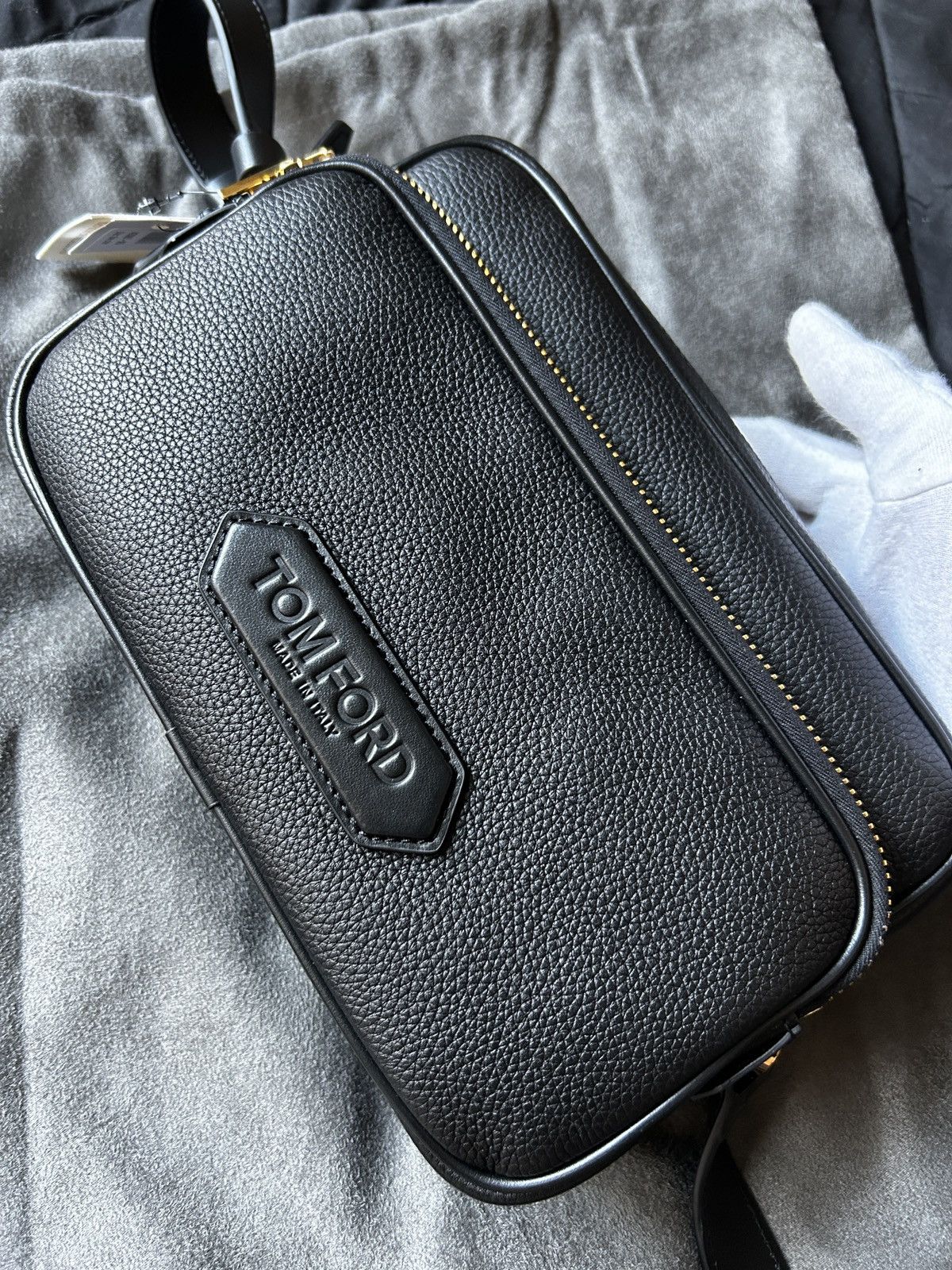Tom Ford Tom Ford Full-grained Messenger Bag Size 26 - 16 Thumbnail