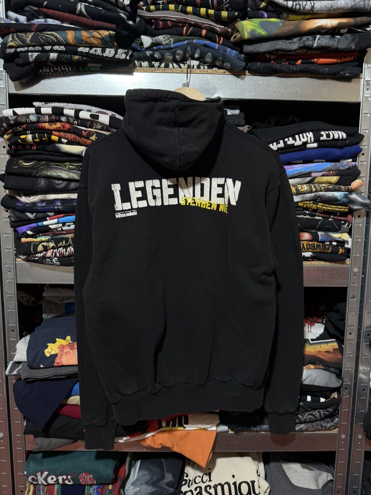 Band Tees Vintage 1995 Legenden Sterben Nie Böhse Onkelz Hoodie Size US S / EU 44-46 / 1 - 2 Thumbnail