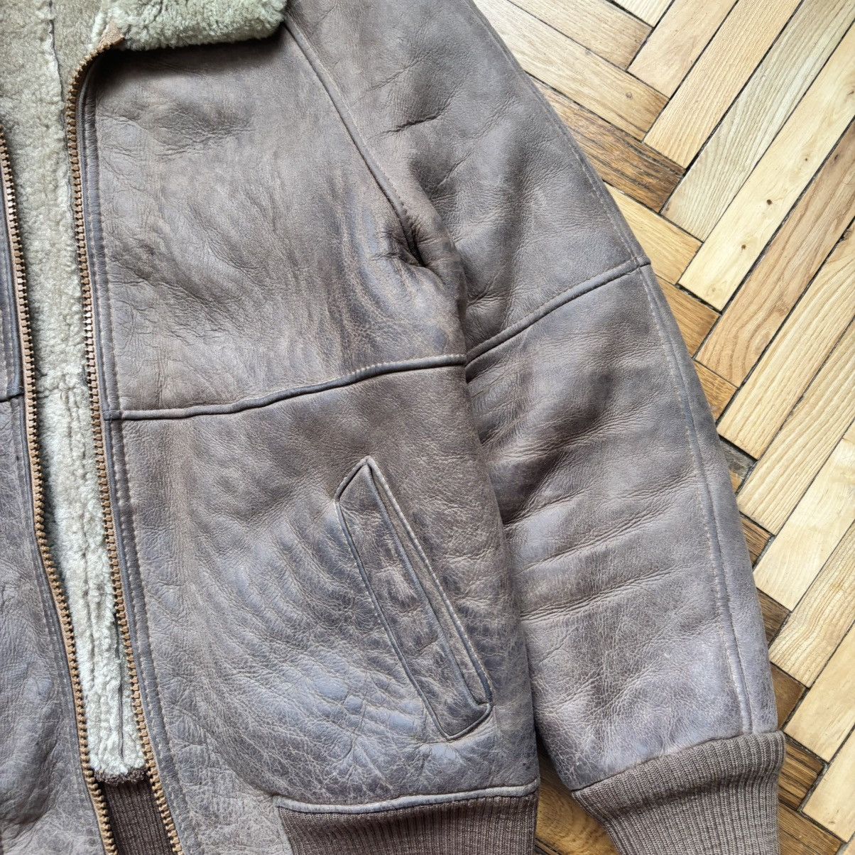 Vintage Last Drop‼️ Vintage 70’s Sheepskin Leather Jacket Size US L / EU 52-54 / 3 - 3 Thumbnail