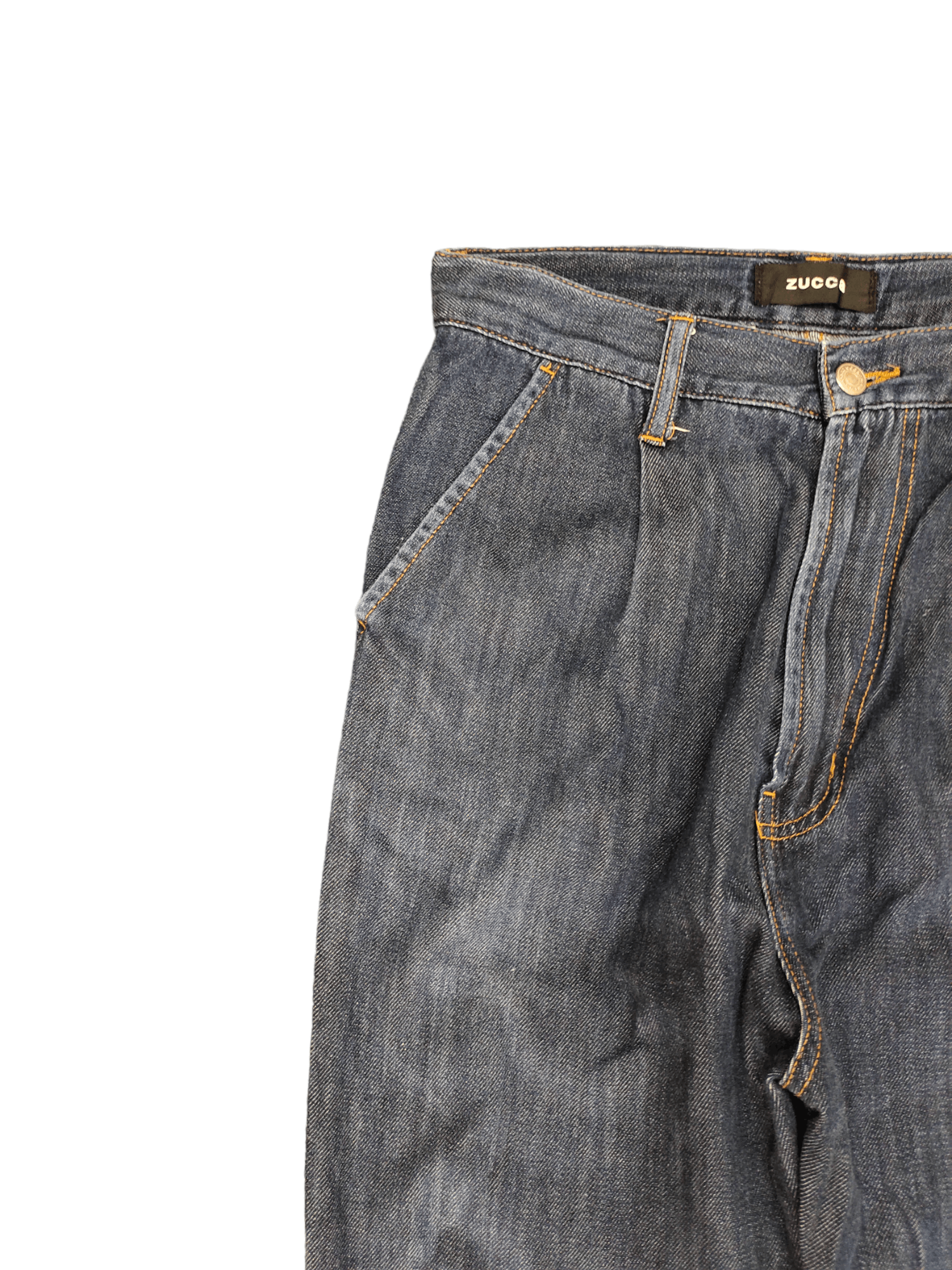 Zucca Zucca Issey Miyake Drop Crotch Comfort Denim Pants Size US 30 / EU 46 - 14 Thumbnail