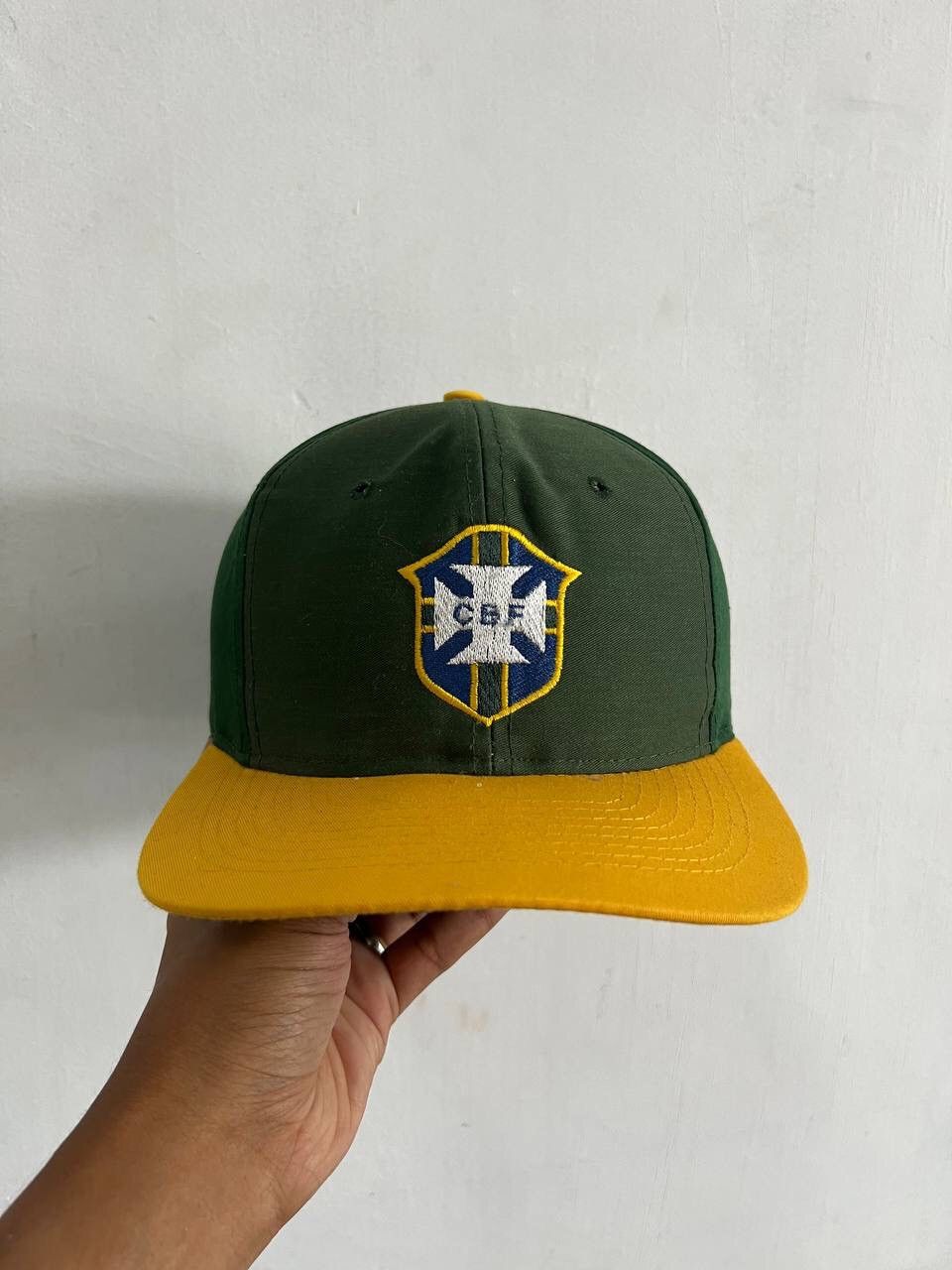 Vintage CBF Brazil Embroidered Hat Size ONE SIZE - 2 Thumbnail