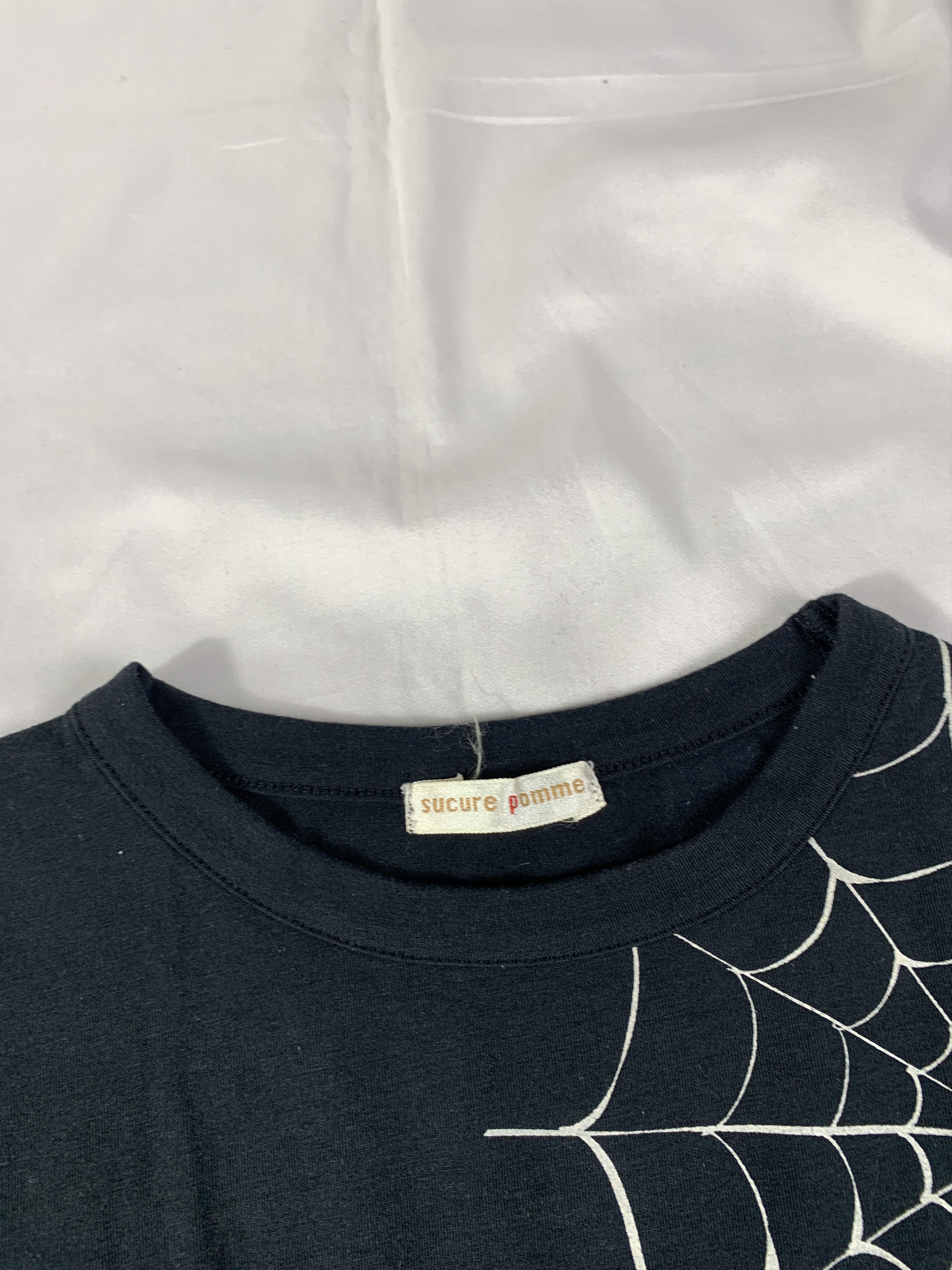 Japanese Brand sucure pomme Black Spider Poem Tee (S) Size S / US 4 / IT 40 - 9 Thumbnail