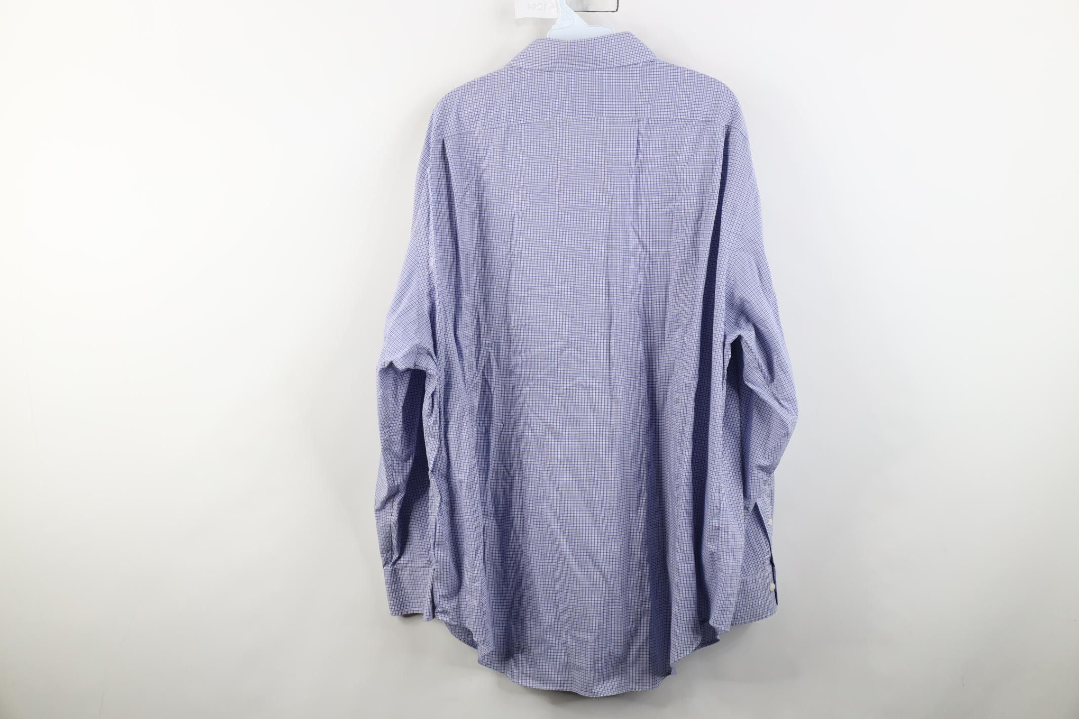 Polo Ralph Lauren Ralph Lauren Fit Non Iron Collared Button Shirt Blue Plaid Size US L / EU 52-54 / 3 - 9 Thumbnail