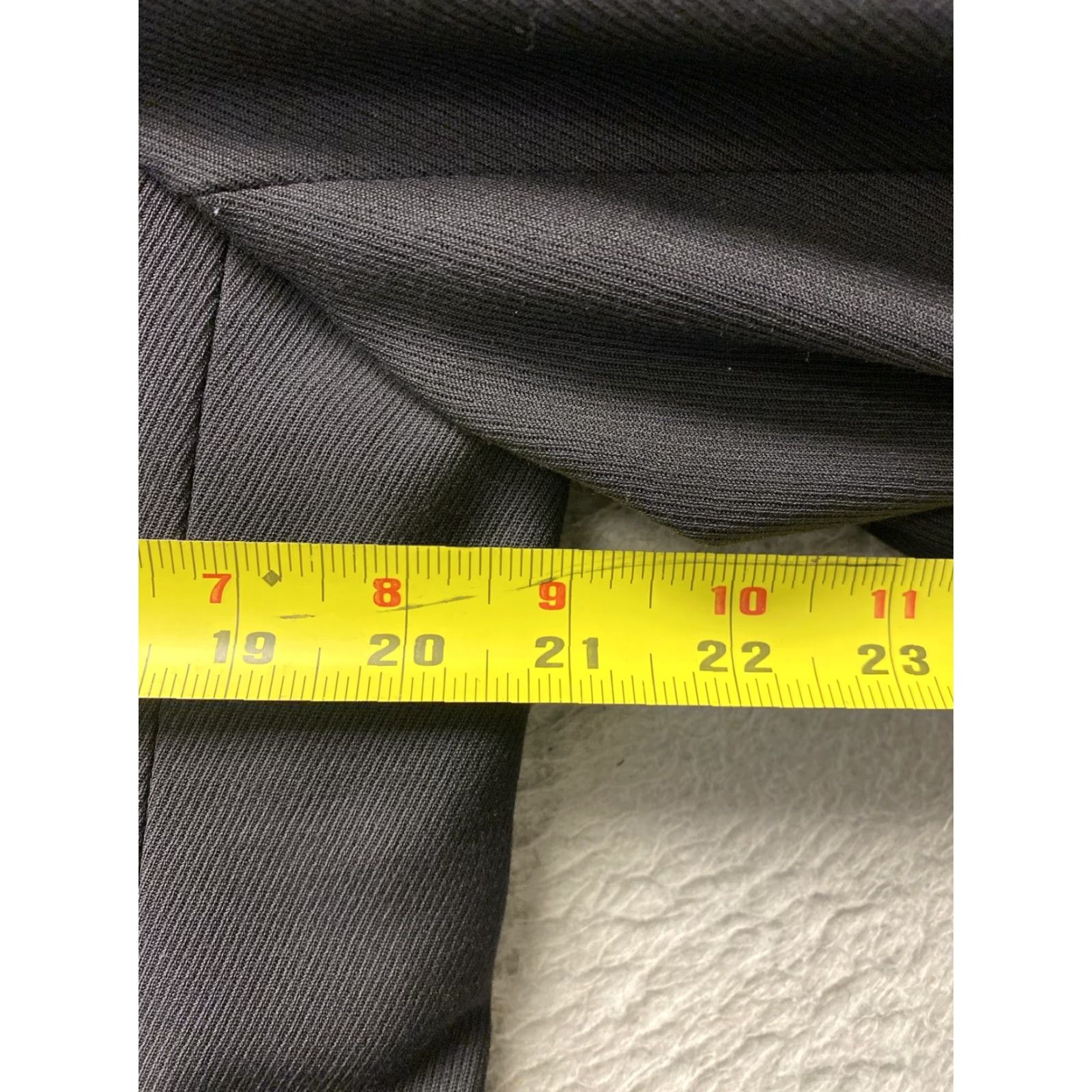 Hugo Boss VINTAGE Hugo Boss Blazer Mens 40R Knit Wool Black Three-Button Notch Lapel Single-Breasted Chest 42 Made USA Mens Size 40R - 6 Thumbnail