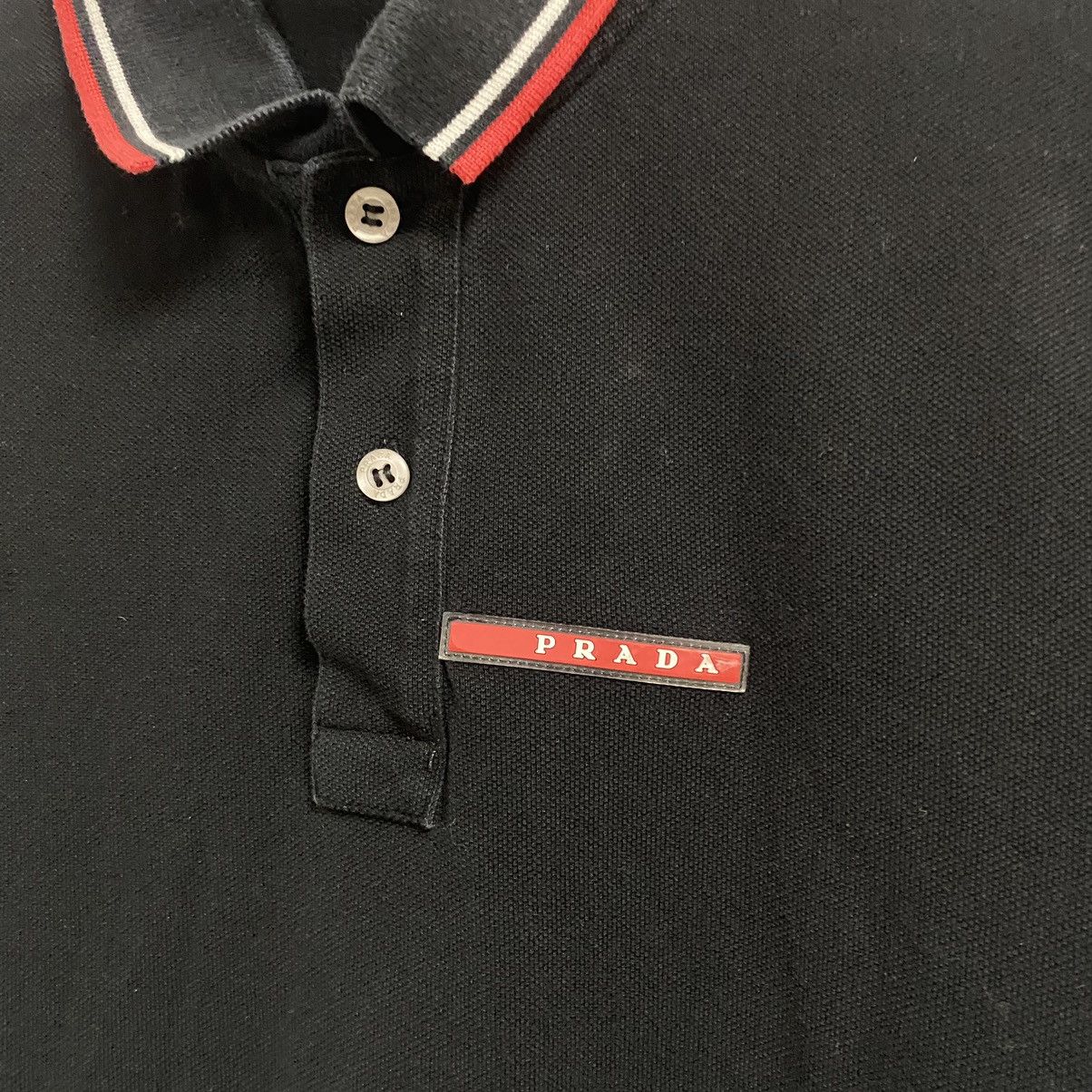 Prada Prada T-Shirt Polo Vintage Size US S / EU 44-46 / 1 - 2 Thumbnail