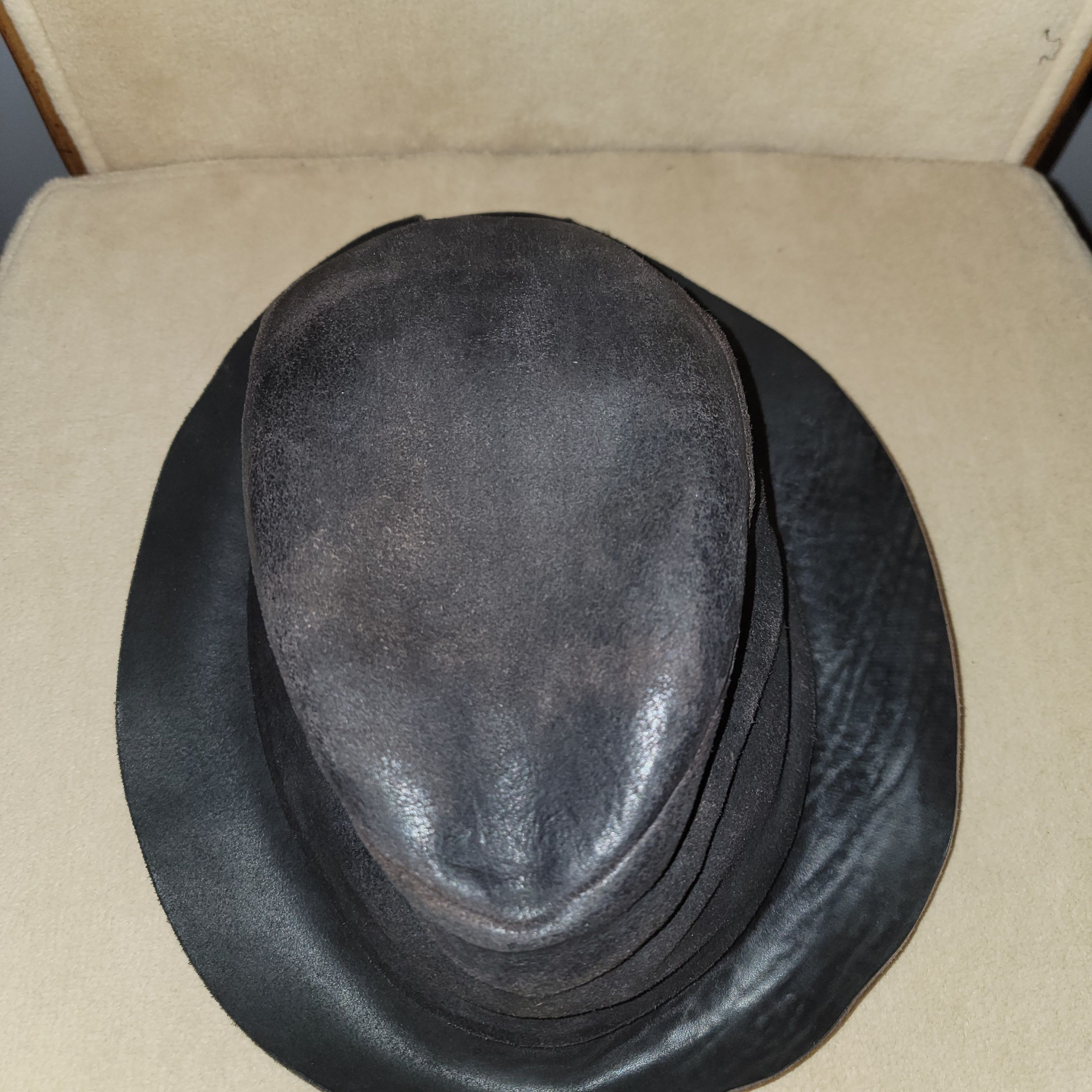 Layer-0 Reverse horse leather hat Size ONE SIZE - 10 Thumbnail