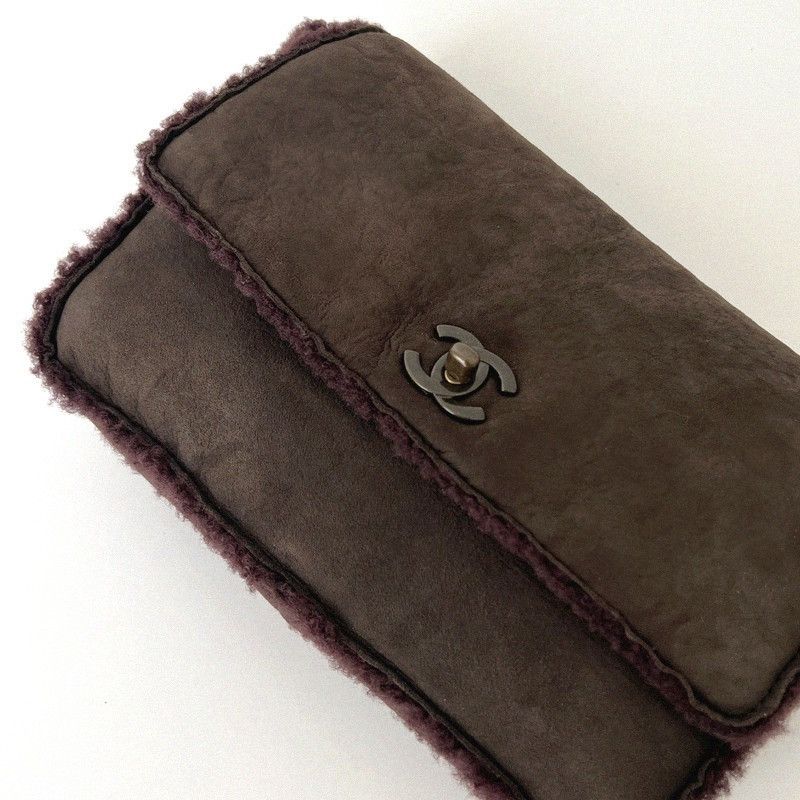 Chanel Chanel Vintage Mustang Wool Clutch Bag Size ONE SIZE - 6 Thumbnail