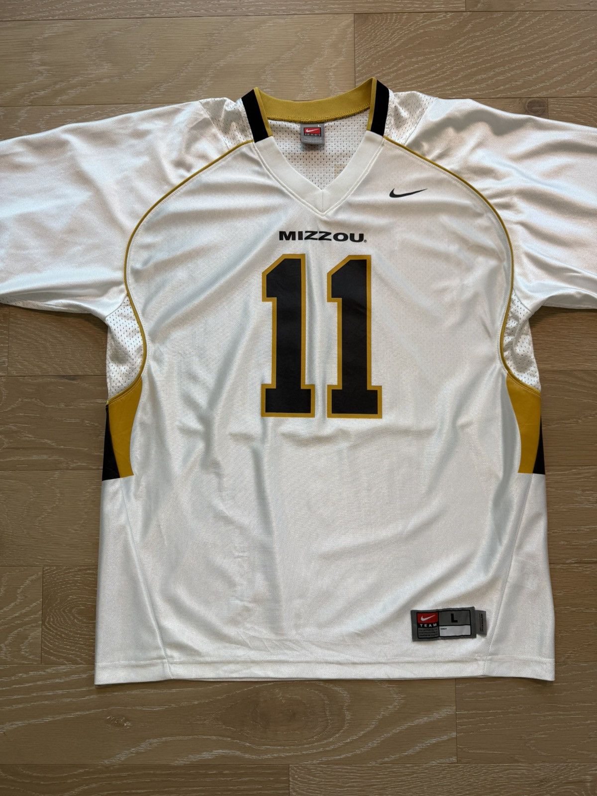 Nike Mizzou Football Jersey Missouri Tigers Size US L / EU 52-54 / 3 - 3 Thumbnail
