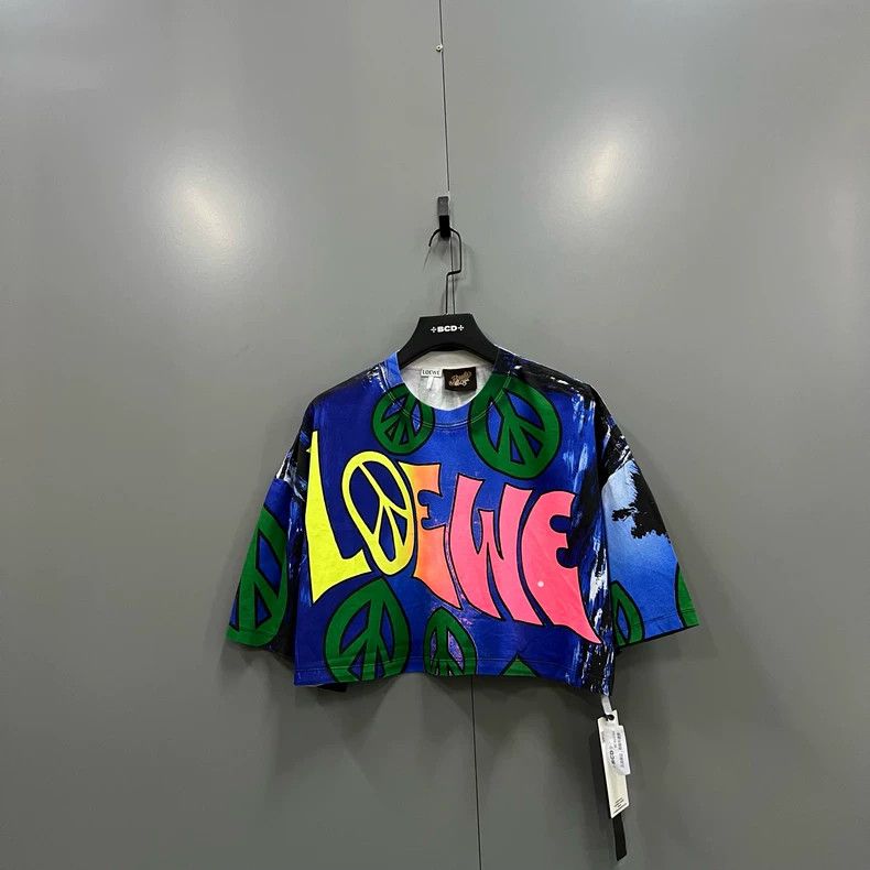 Loewe LOEWE Creative letter print short sleeves Size M / US 6-8 / IT 42-44 - 1 Thumbnail