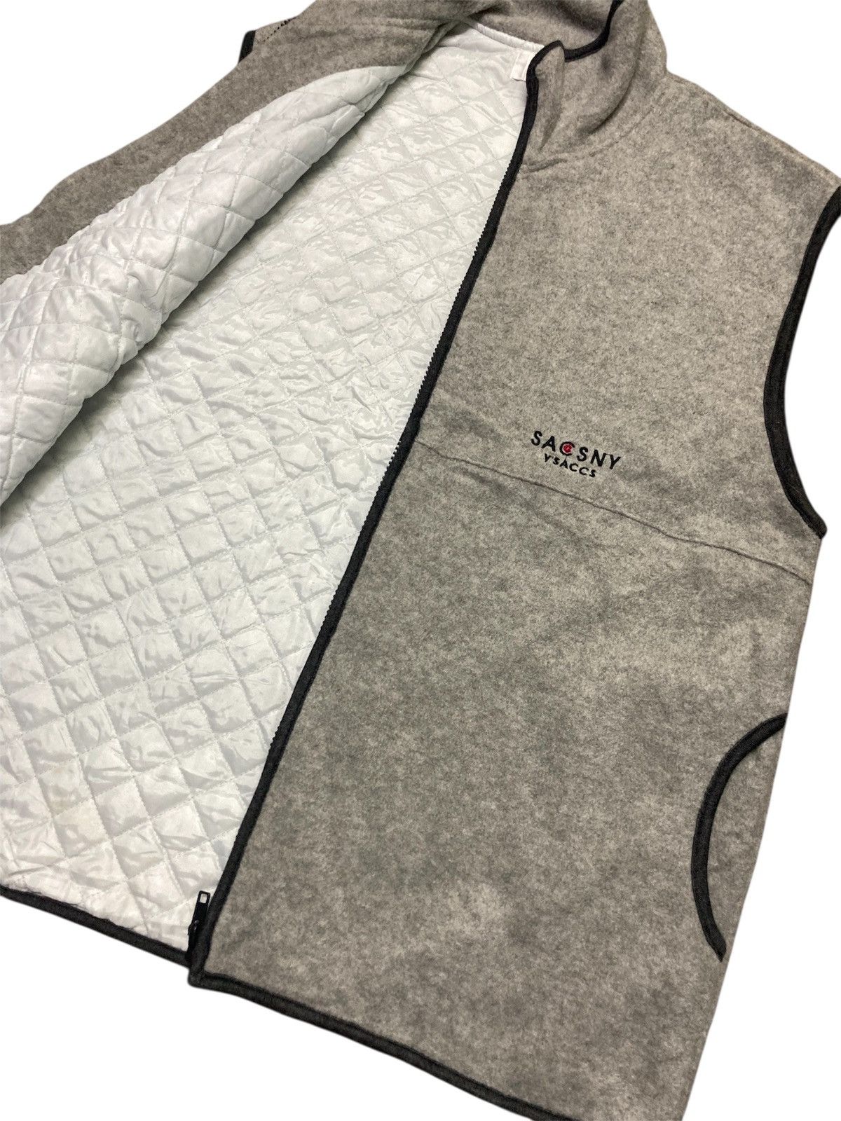 Yohji Yamamoto Yohji Yamamoto Sacsny Y’saccs Fleece Quilted Lining Vest Size US L / EU 52-54 / 3 - 5 Thumbnail