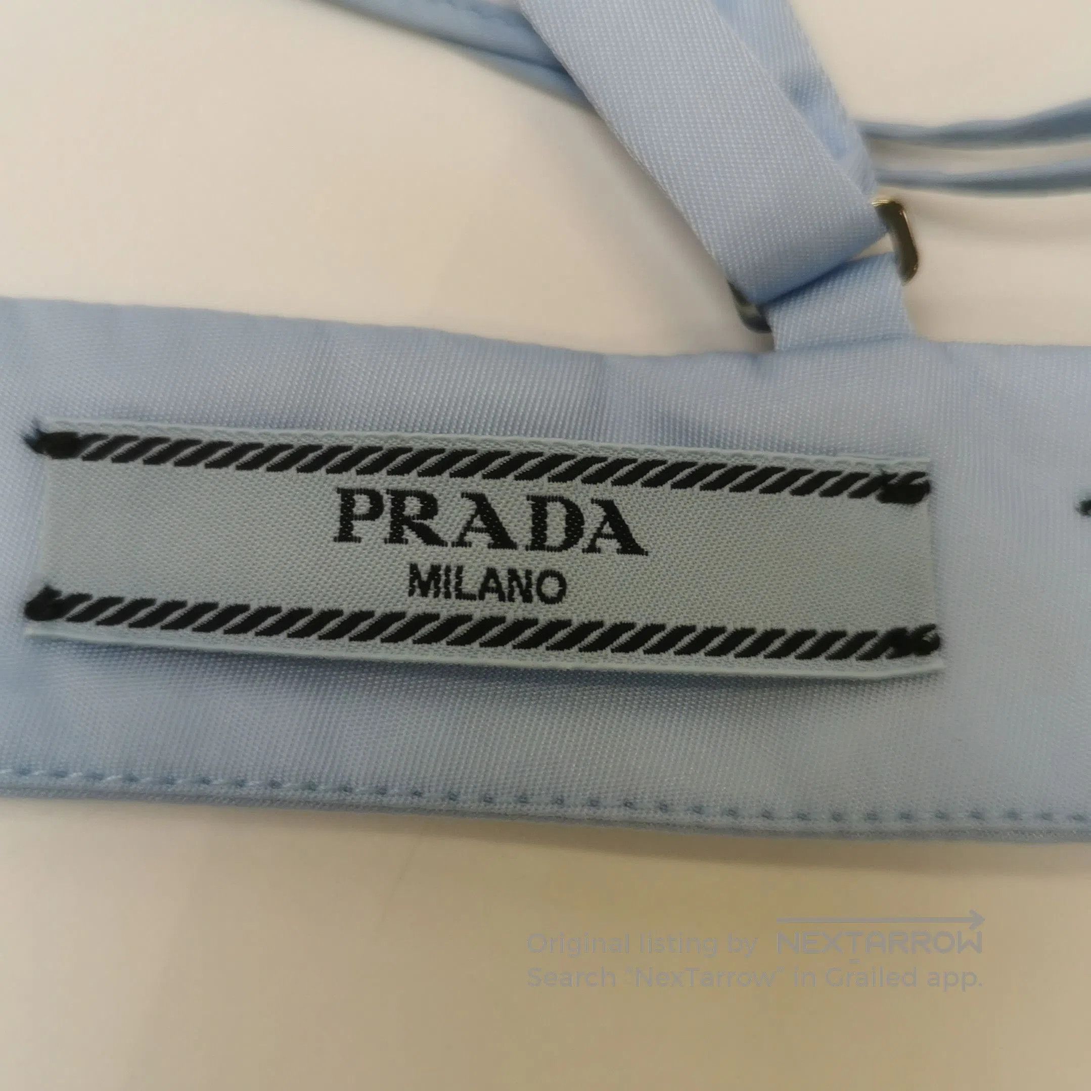 Prada Prada Light Blue Triangle Logo Vest . Size L / US 10 / IT 46 - 6 Thumbnail