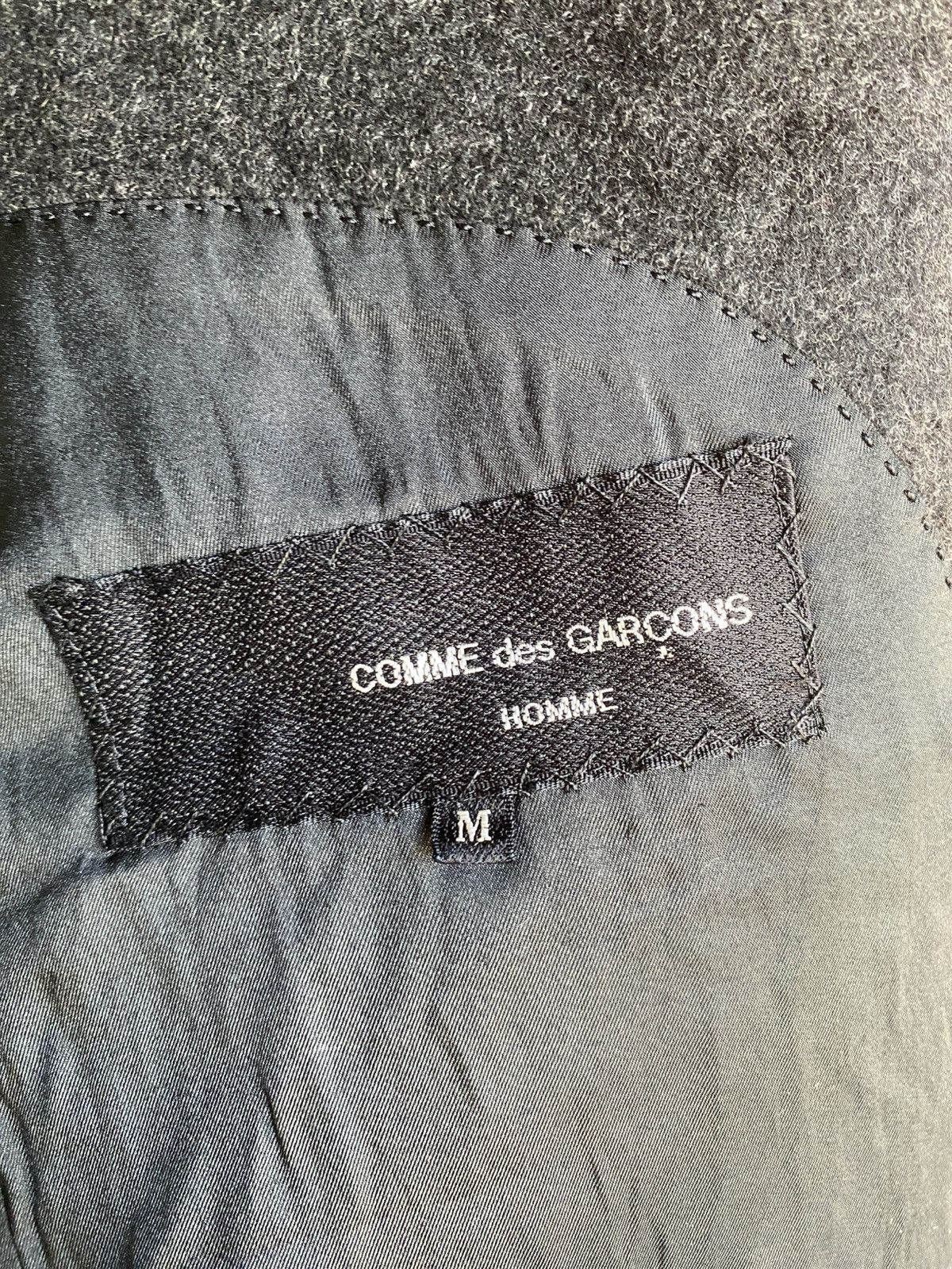 Comme des Garcons Homme Comme des Garçons Homme Wool Blazer Jacket Disstress Size US M / EU 48-50 / 2 - 17 Thumbnail
