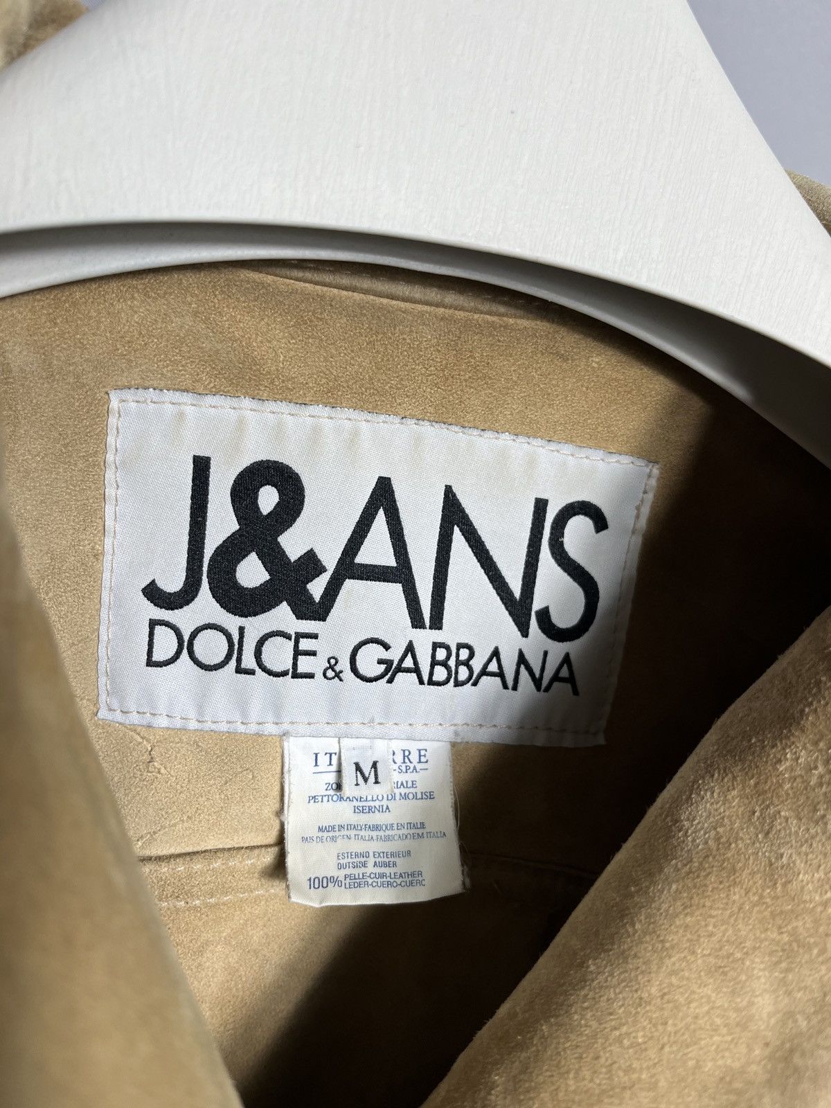Dolce & Gabbana dolce gabbana jeans suede beige jacket women leather button Size M / US 6-8 / IT 42-44 - 6 Thumbnail