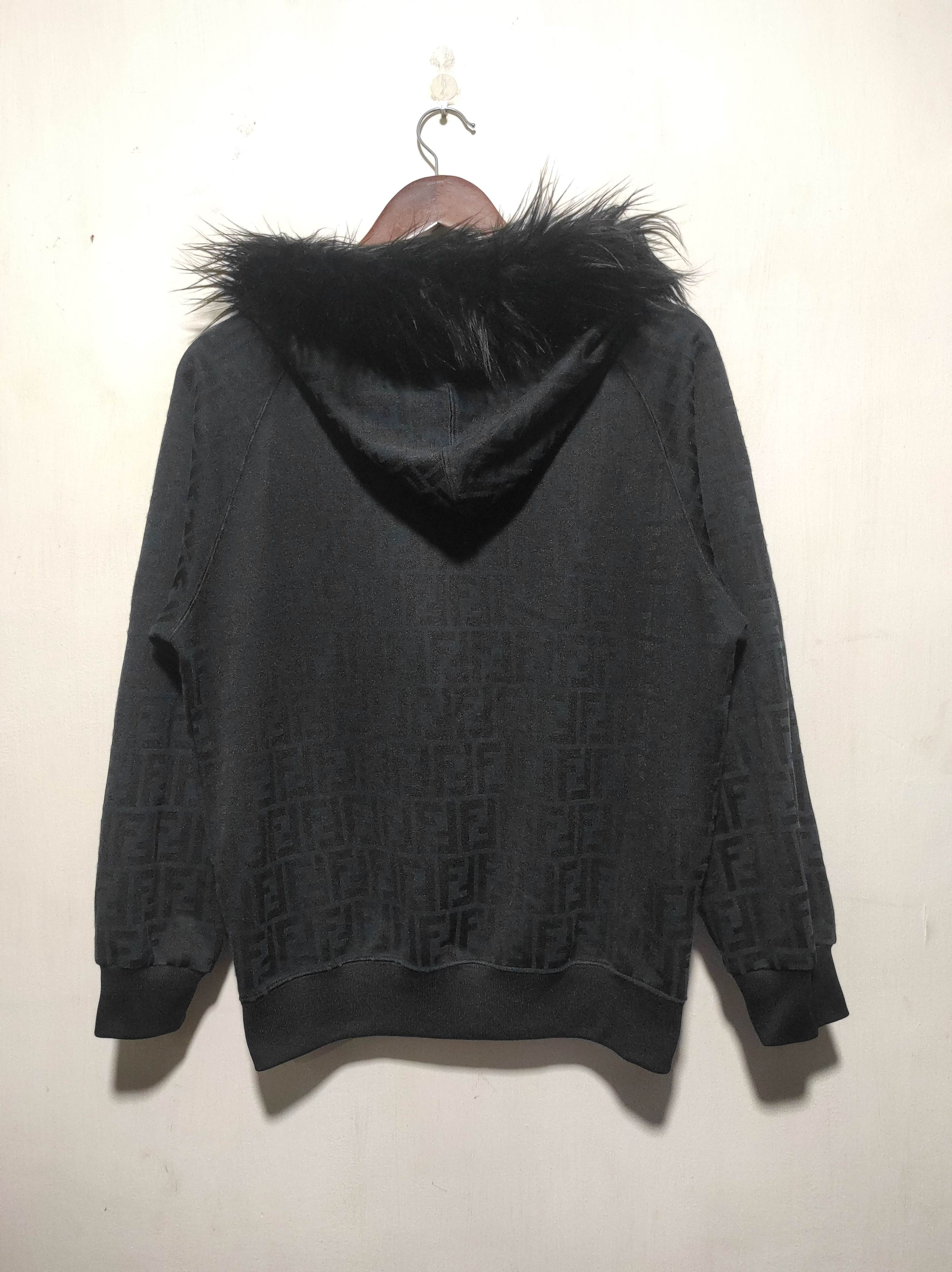 Japanese Brand Black Monogram zip fur hoodie ifsix LGB style Size US M / EU 48-50 / 2 - 11 Thumbnail