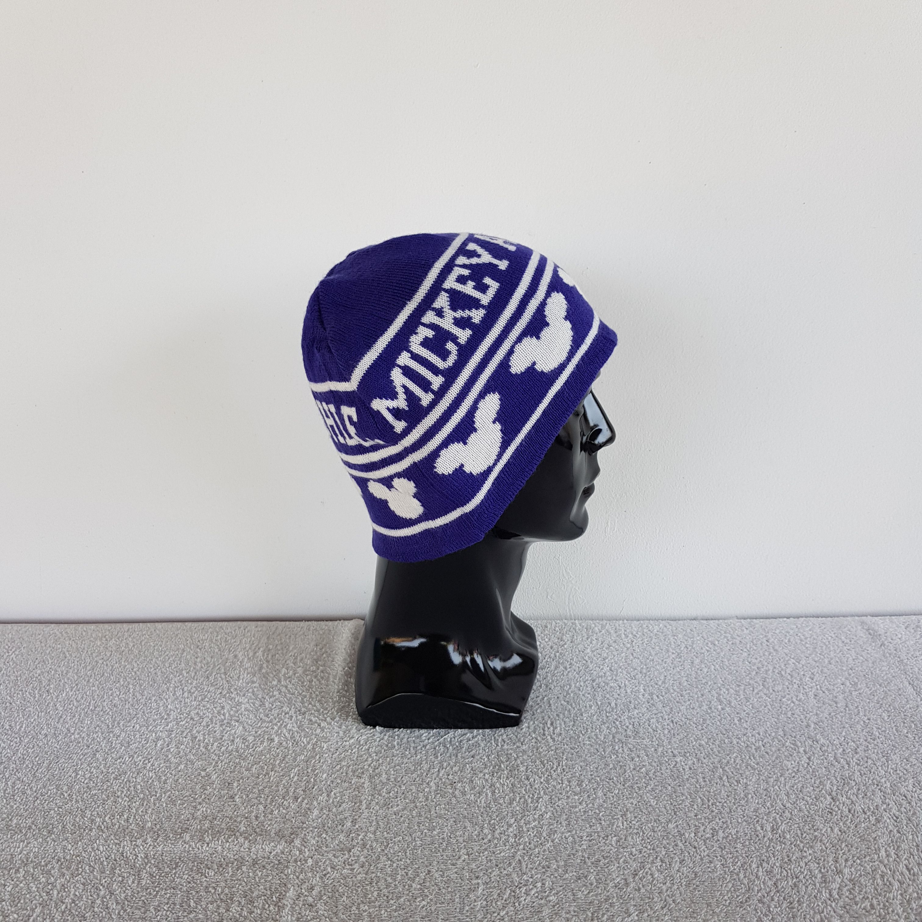 Mickey Mouse Vintage Disney Mickey Mouse Beanie Y2K Movie Snow Caps Hats Size ONE SIZE - 4 Thumbnail