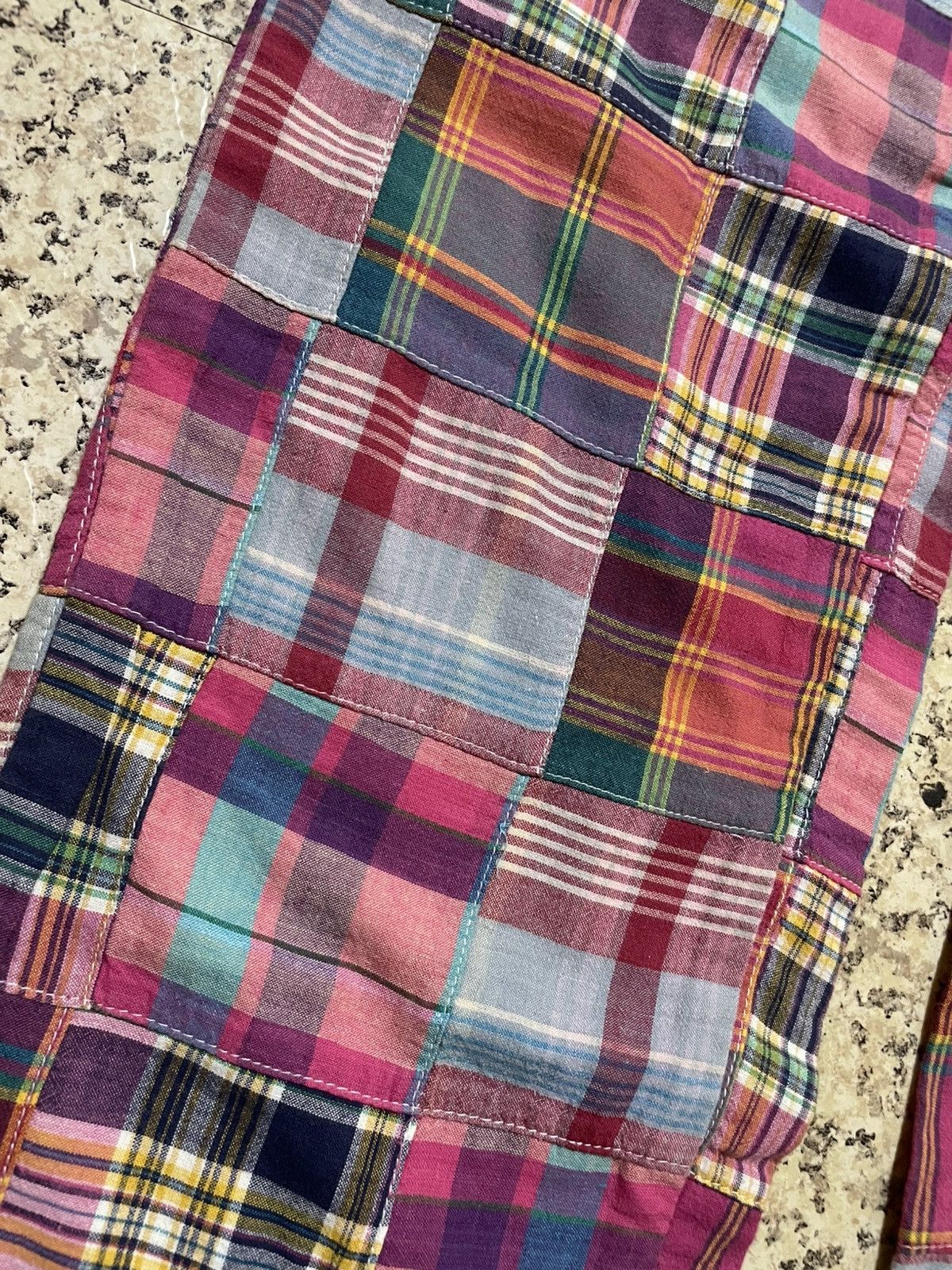 Beams Plus RARE BEAMS x Dickies Patchwork Madras Plaid Trousers Size US 30 / EU 46 - 17 Thumbnail