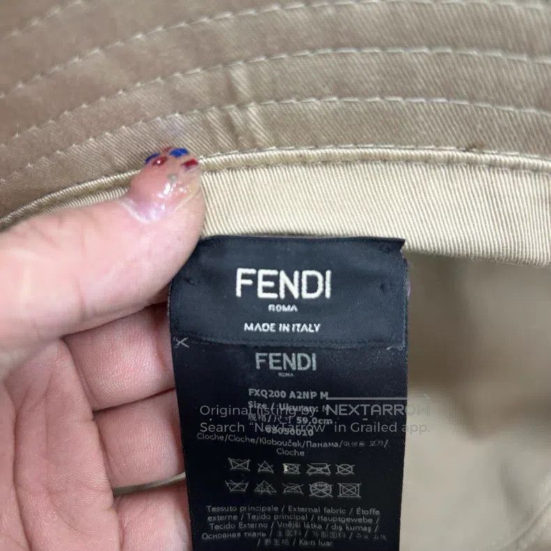 Fendi Fendi Classic Double F Logo Fisherman Hat Size ONE SIZE - 2 Thumbnail