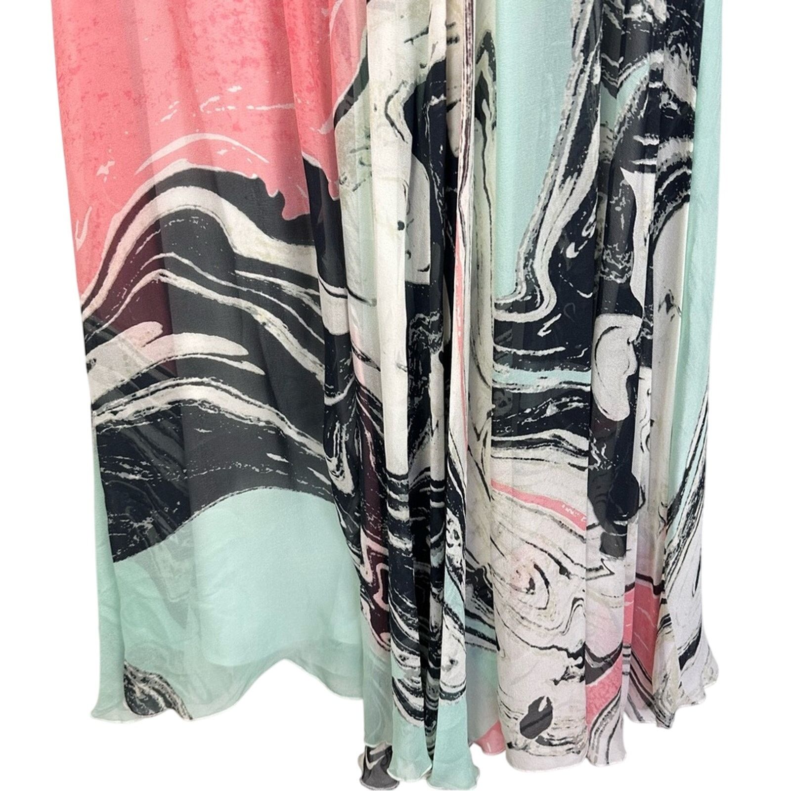 Diane von Furstenberg Diane Von Furstenberg Jolie Turquoise Silk Dress Size 2 Size XS / US 0-2 / IT 36-38 - 12 Thumbnail