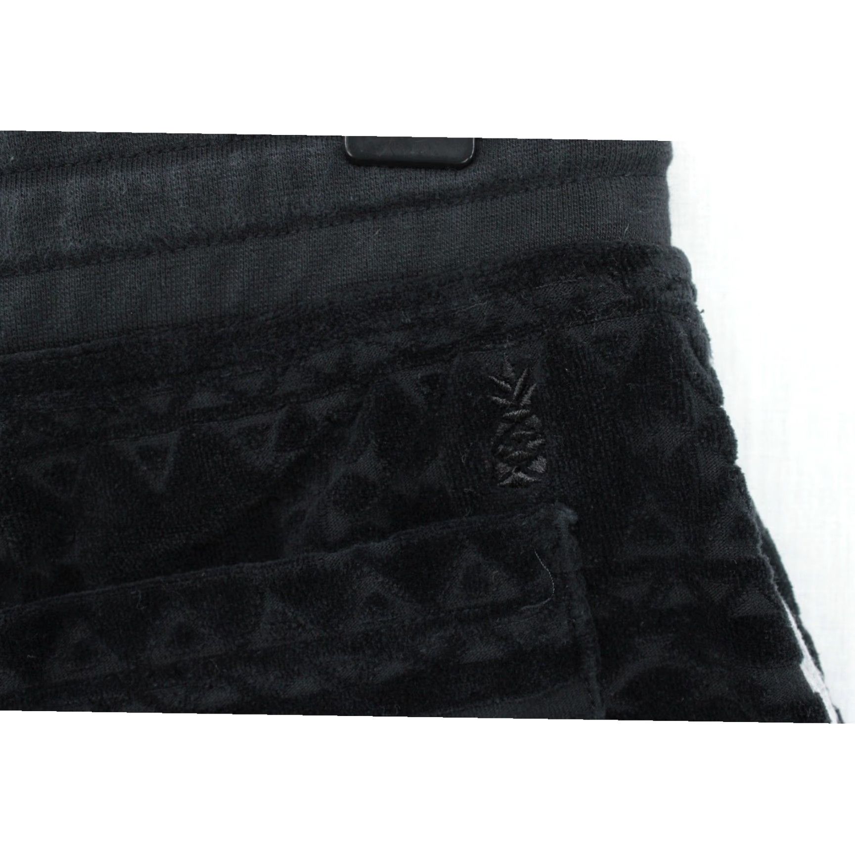 Chubbies Chubbies Lounge Shorts Women's Small Velour 5.5" The Crop Circles Cozy Black Pattern South western Pockets Drawstring Size 28" / US 6 / IT 42 - 4 Thumbnail