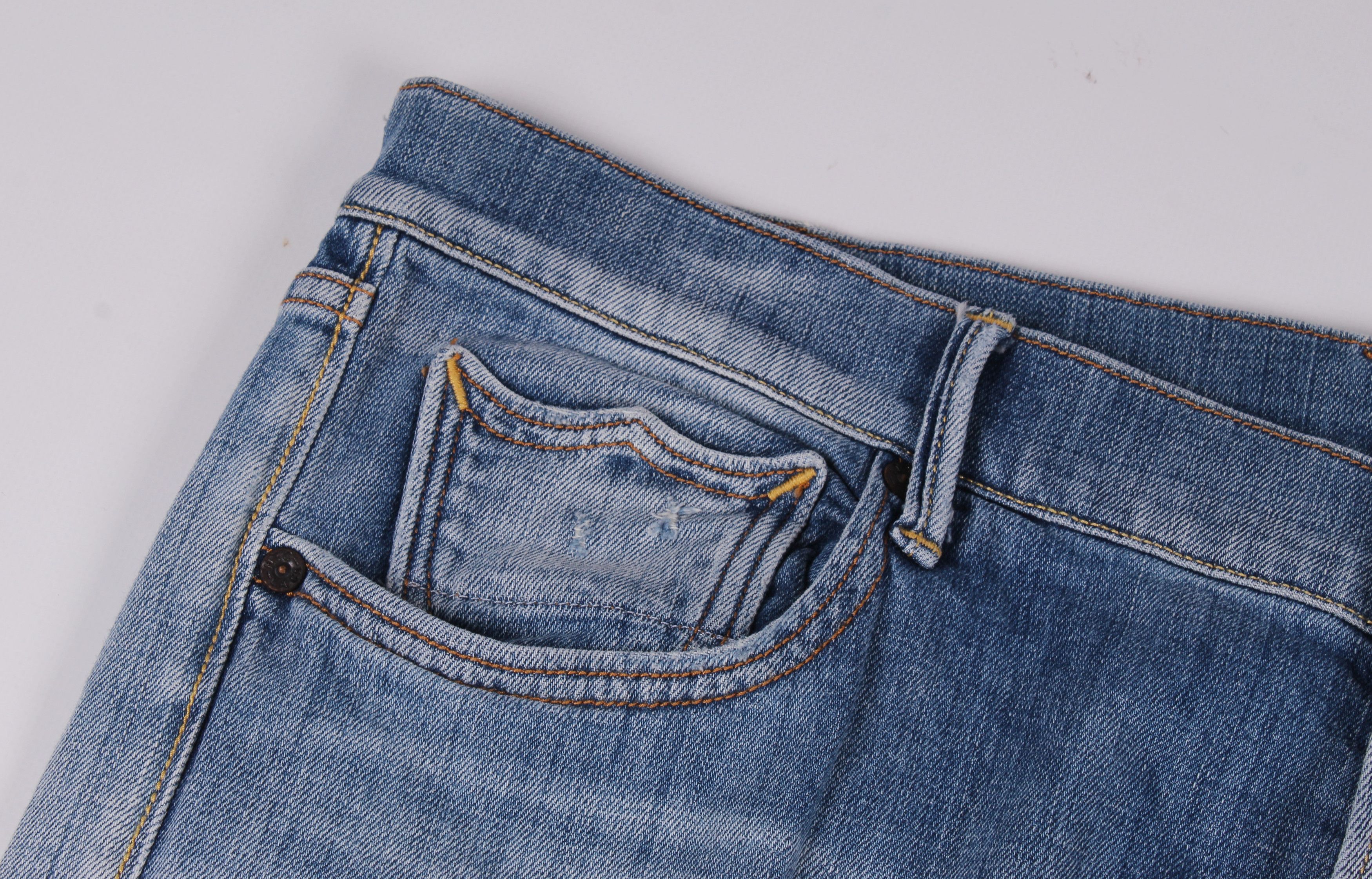 Hollywood Trading Company Htc Hollywood Trading Company Distressed Selvedge Jeans Size US 36 / EU 52 - 3 Thumbnail