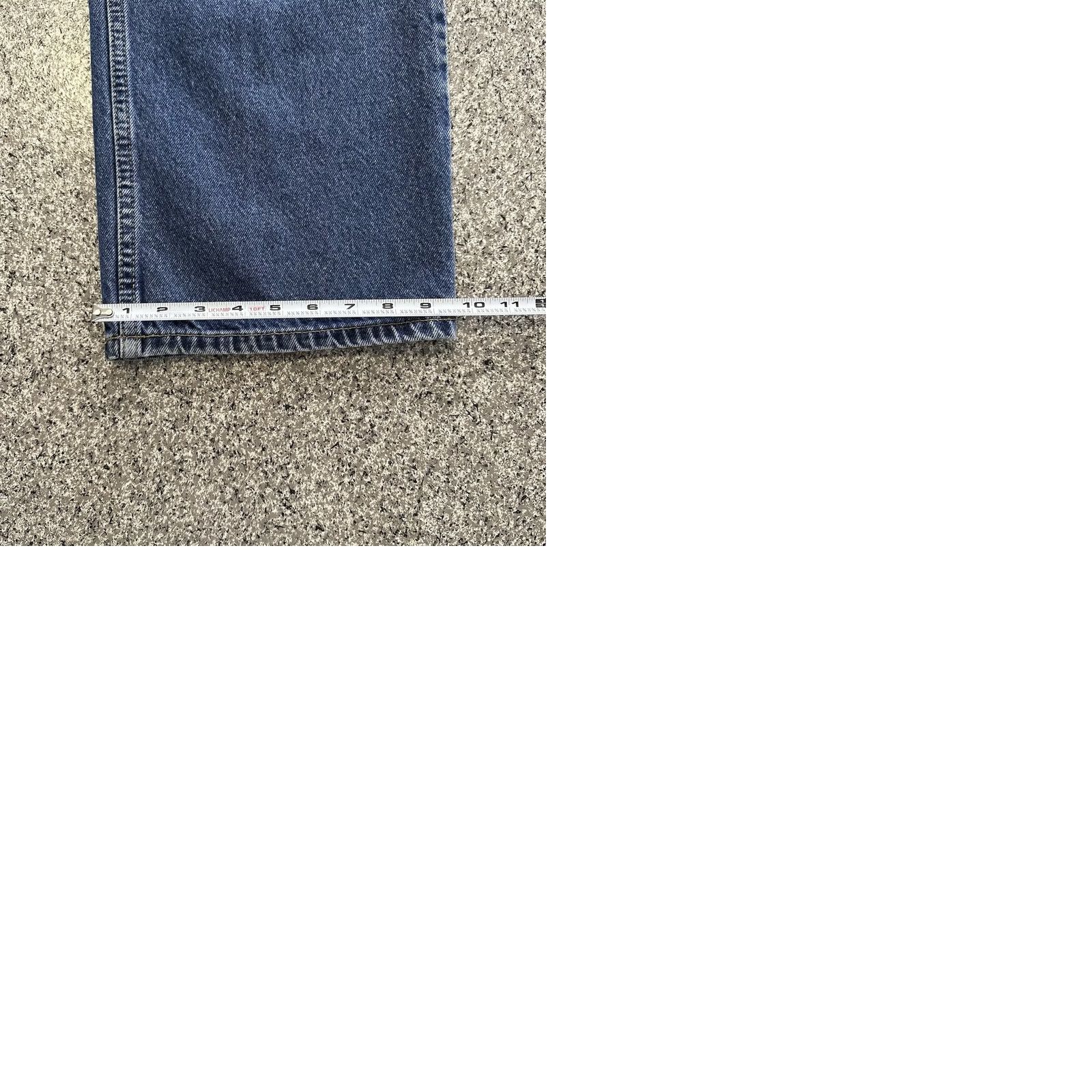 Tommy Hilfiger Tommy Hilfiger Jeans Mens 32x32 Blue Denim 5-Pocket Relaxed Straight Vintage Y2K 00s Baseball Era Style Mens Size US 32 / EU 48 - 9 Thumbnail