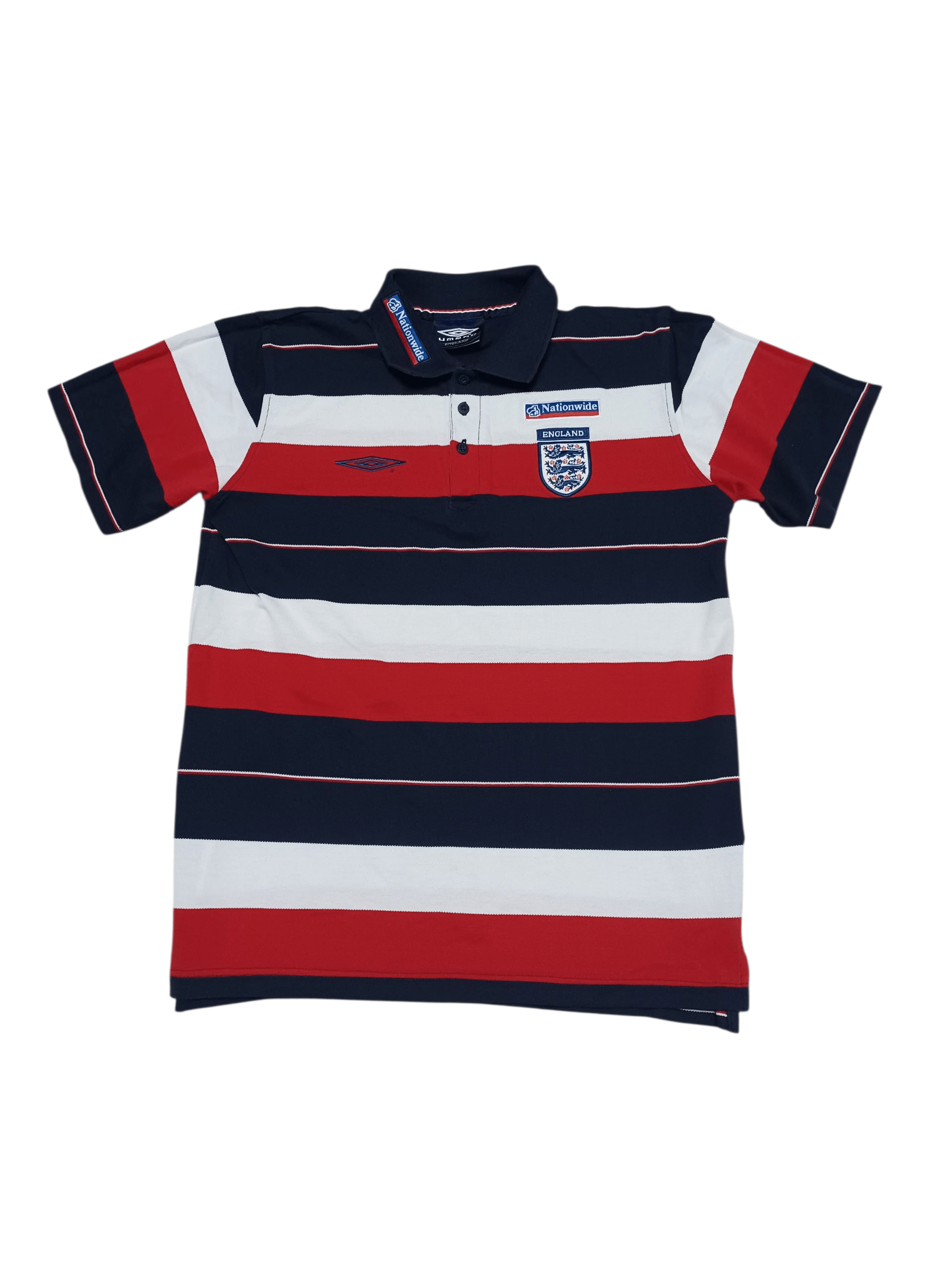 Umbro UMBRO ENGLAND NATIONWIDE VINTAGE SOCCER POLO SHIRT FOOTBALL Size US M / EU 48-50 / 2 - 1 Thumbnail
